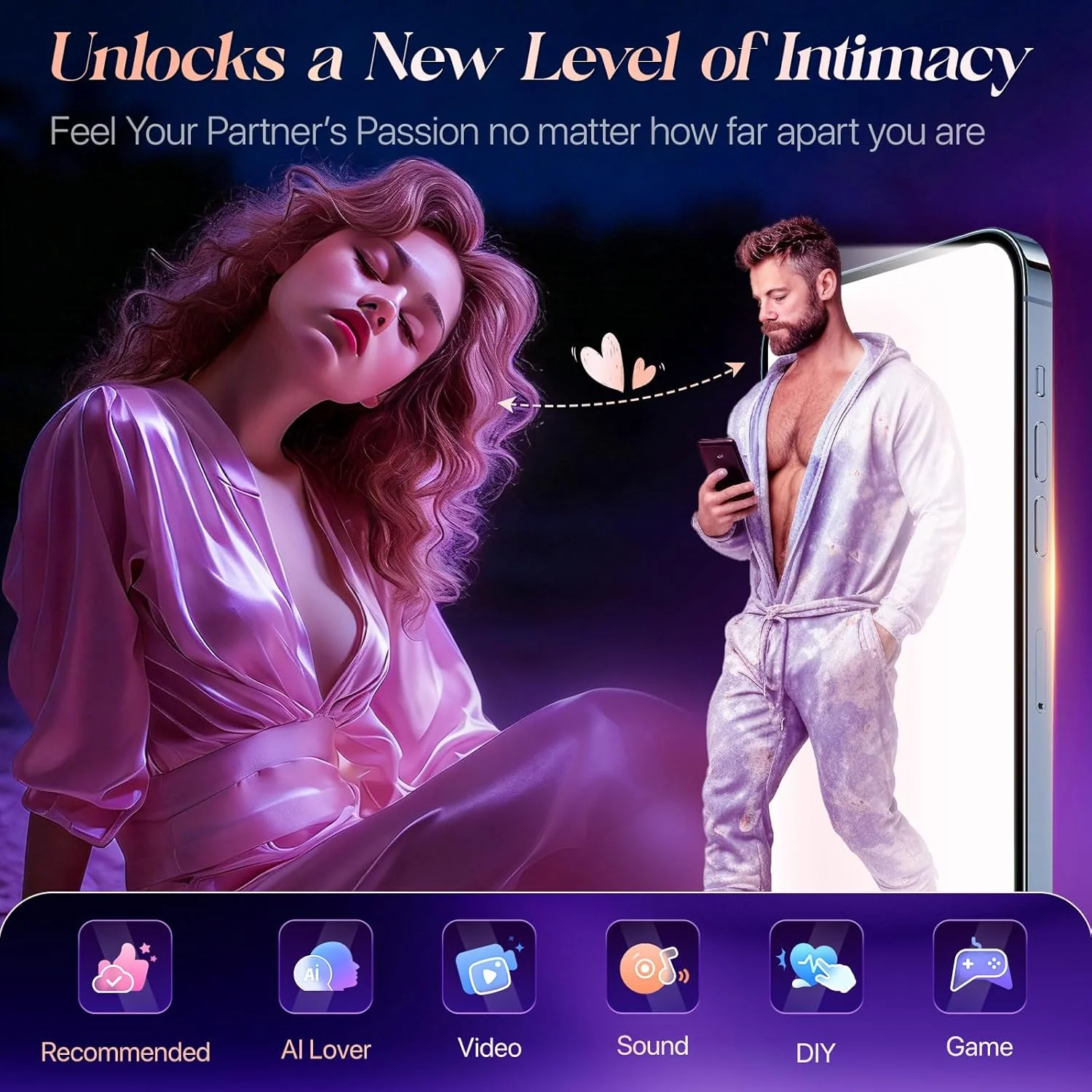 LushTongue Wearable Tongue Vibrator App Control 9 Modes - Image 5