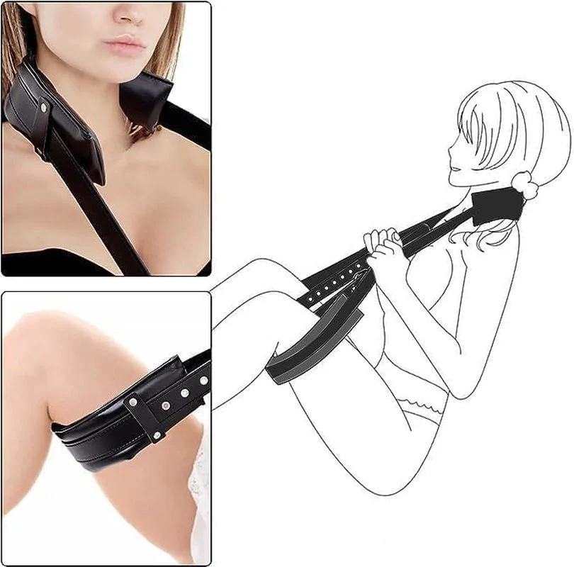 DomineX BDSM Wedge Ramp Set with Cuffs & Sex Dice - Image 8
