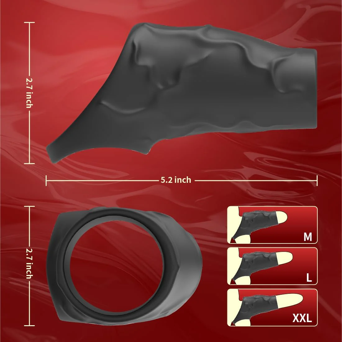 ShadowVibe Vibrating Penis Sleeve - Image 5