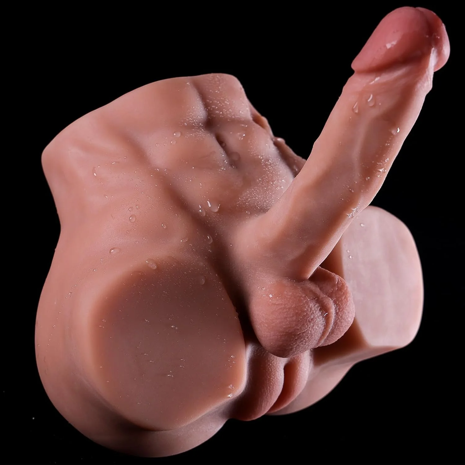VelvetAxis 3-in-1 Trans Sex Doll 8” Flexible Dildo - Image 5