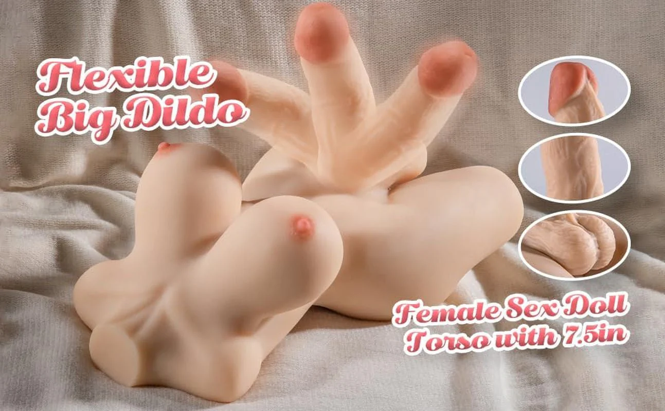 Veloura 3-in-1 Transgender Sex Doll Torso Flexible Dildo - Image 8