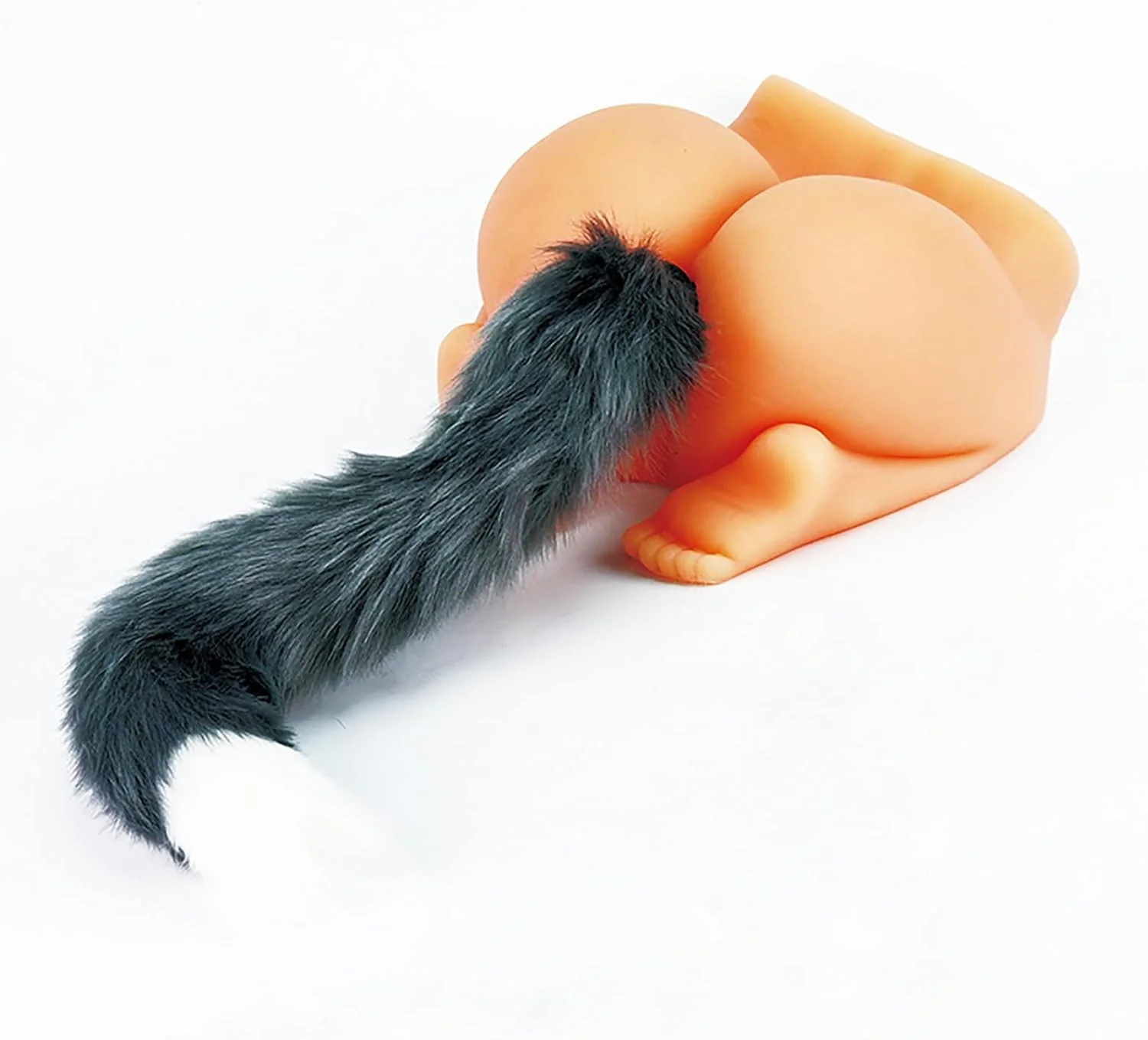 NightPulse Black Fox Tail Remote Vibrating Anal Plug - Image 9