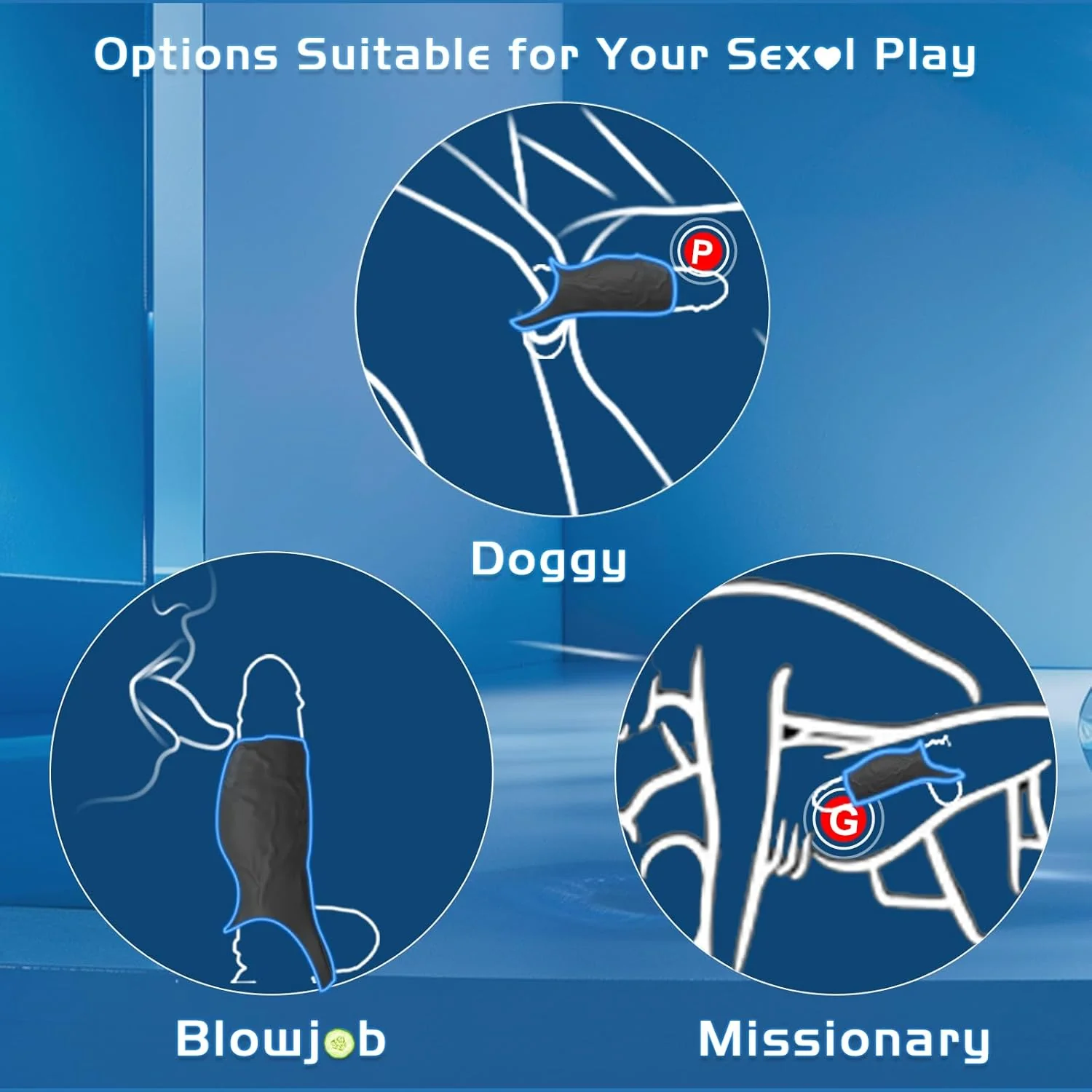 SirenStim 360° Penis Sleeve Extender with Vibration & Ball Ring - Image 7