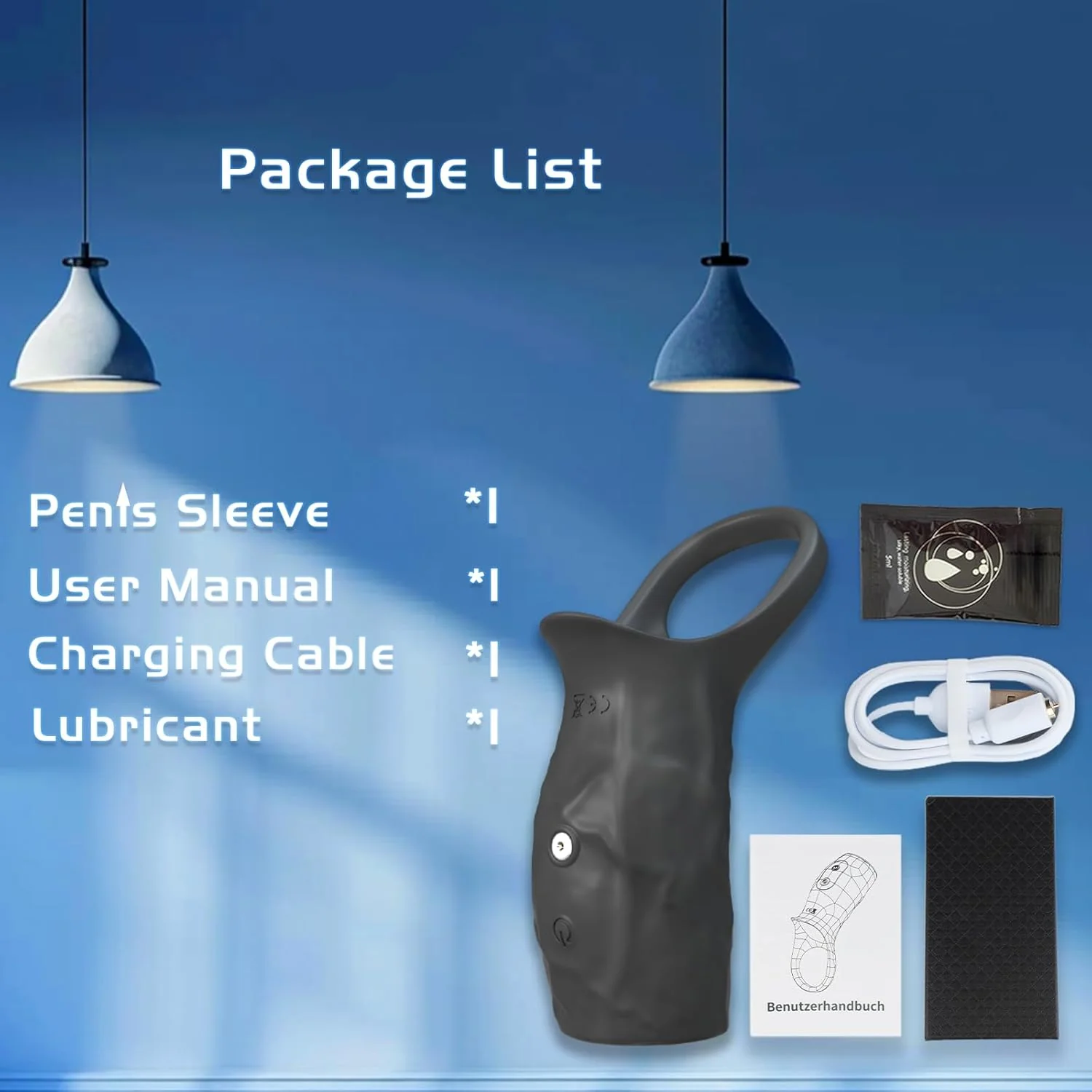 SirenStim 360° Penis Sleeve Extender with Vibration & Ball Ring - Image 8