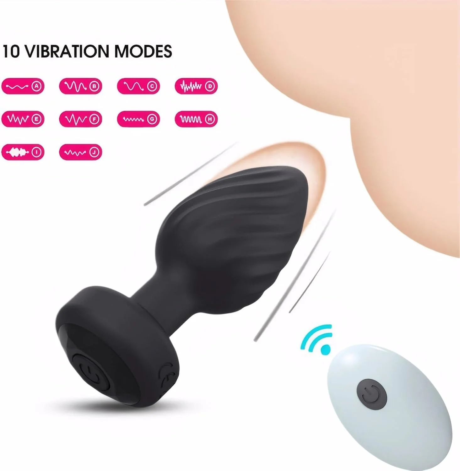 SirenSurge Remote-Controlled Vibrating Anal Plug - Image 2