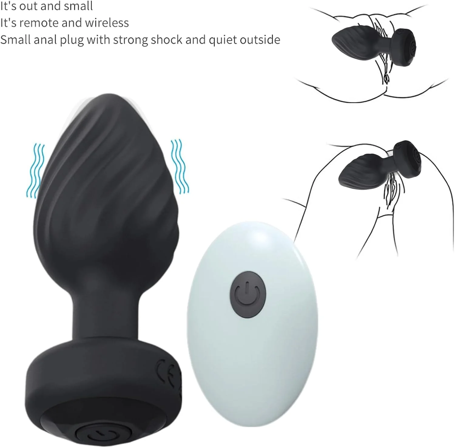 SirenSurge Remote-Controlled Vibrating Anal Plug - Image 4