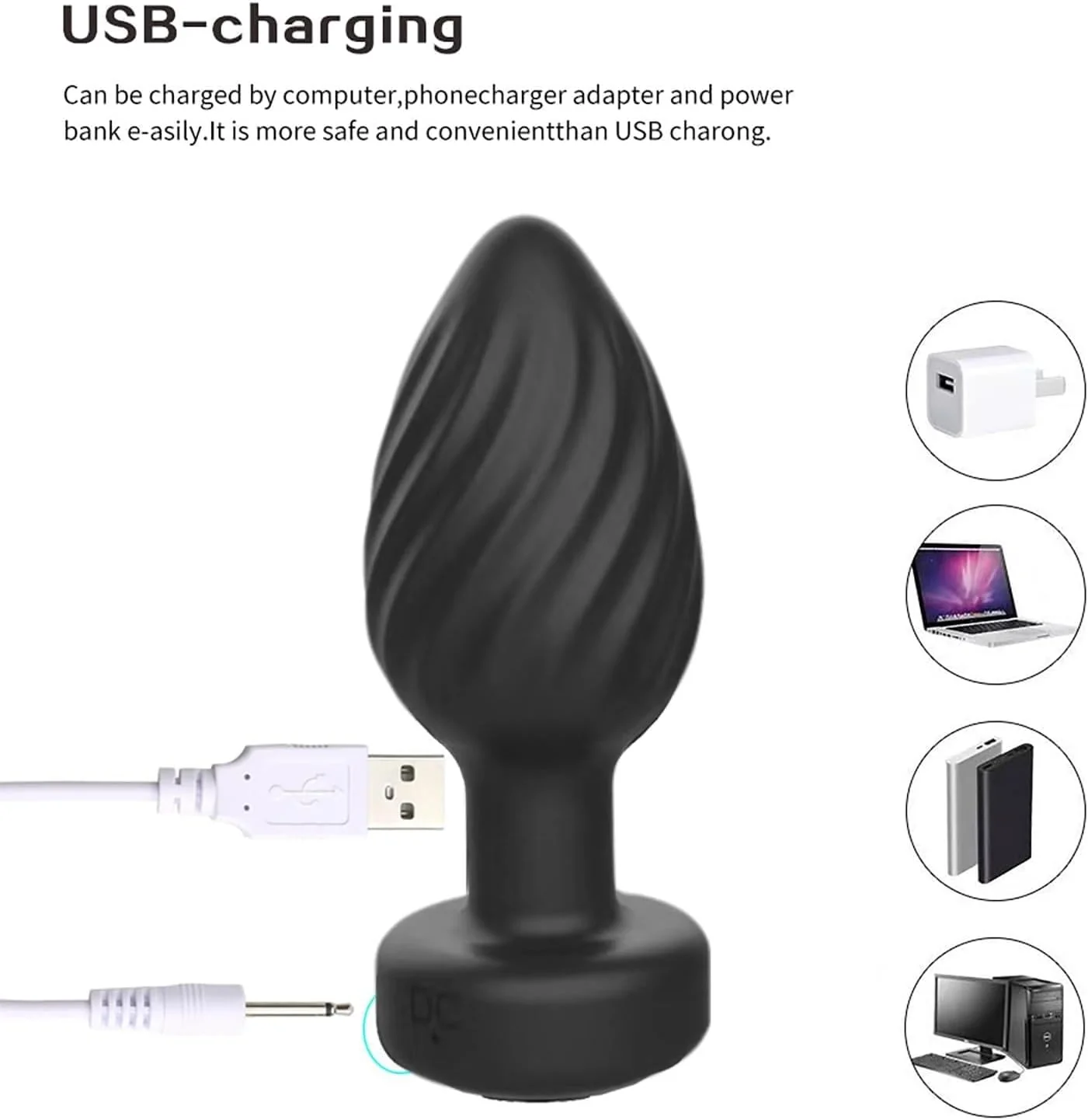 SirenSurge Remote-Controlled Vibrating Anal Plug - Image 5