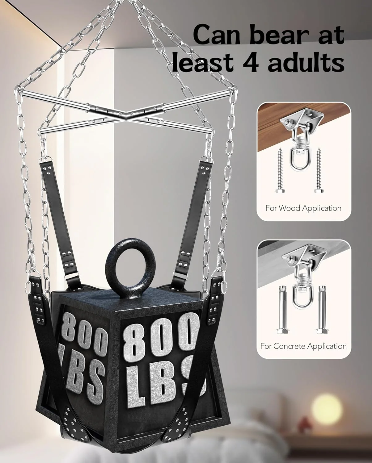 SkyBound 800lbs Premium Heavy-Duty Sex Swing - Image 4