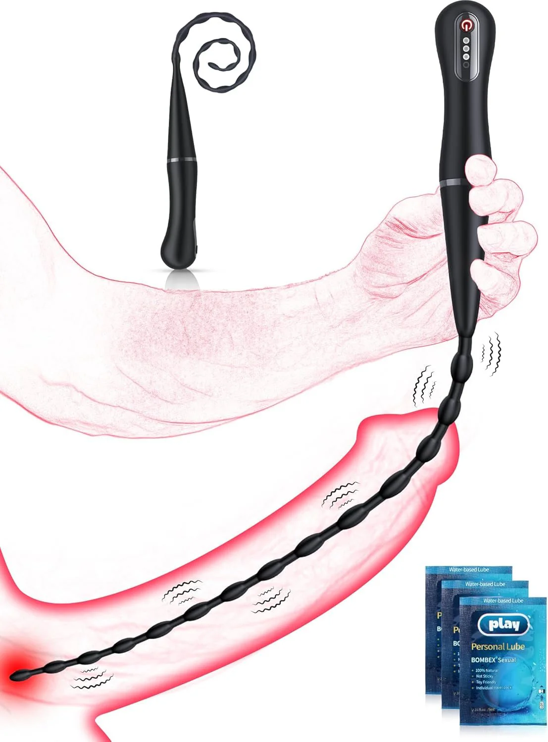 VantaRod Vibrating Urethral Sound Rod 10 Modes - Image 2