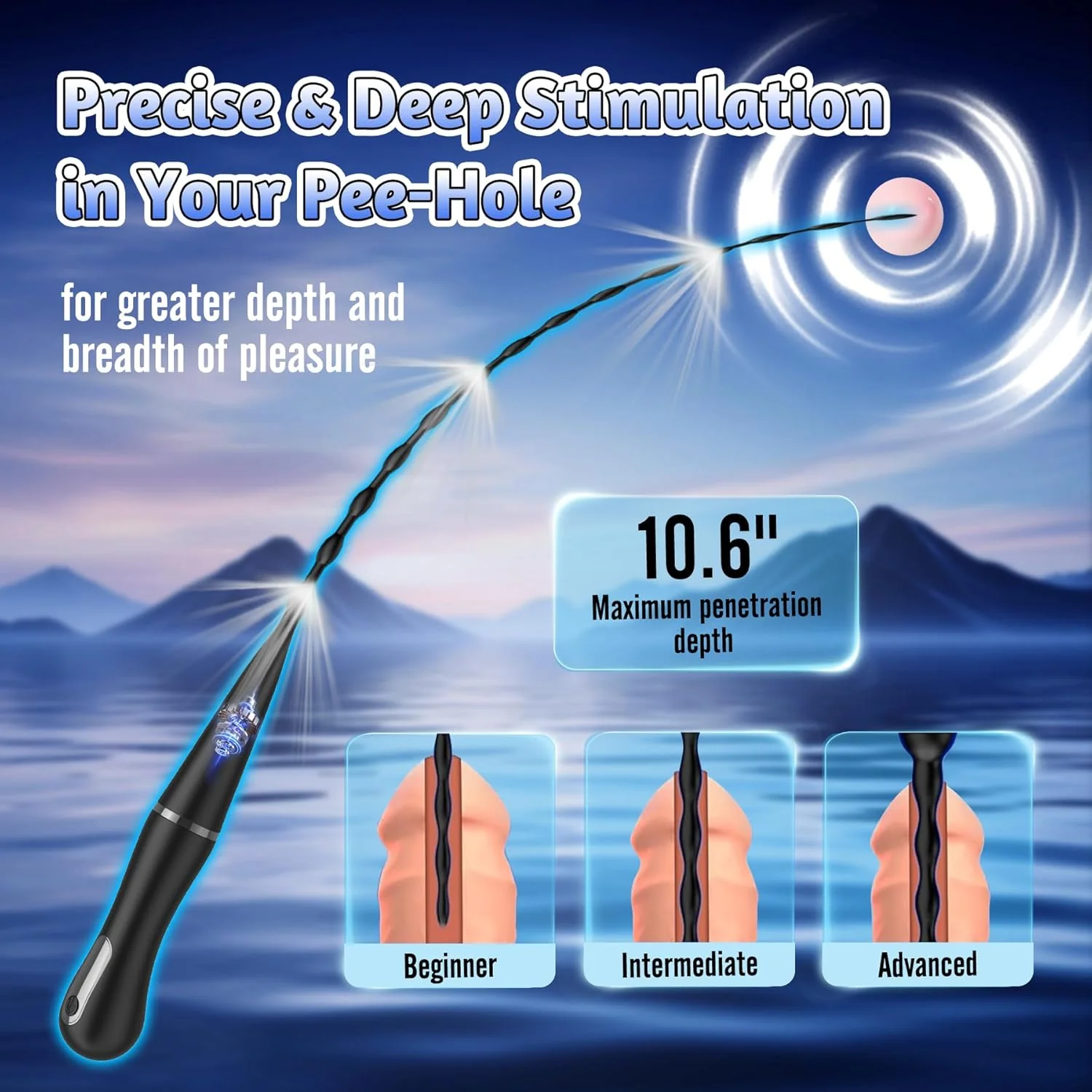 VantaRod Vibrating Urethral Sound Rod 10 Modes - Image 4