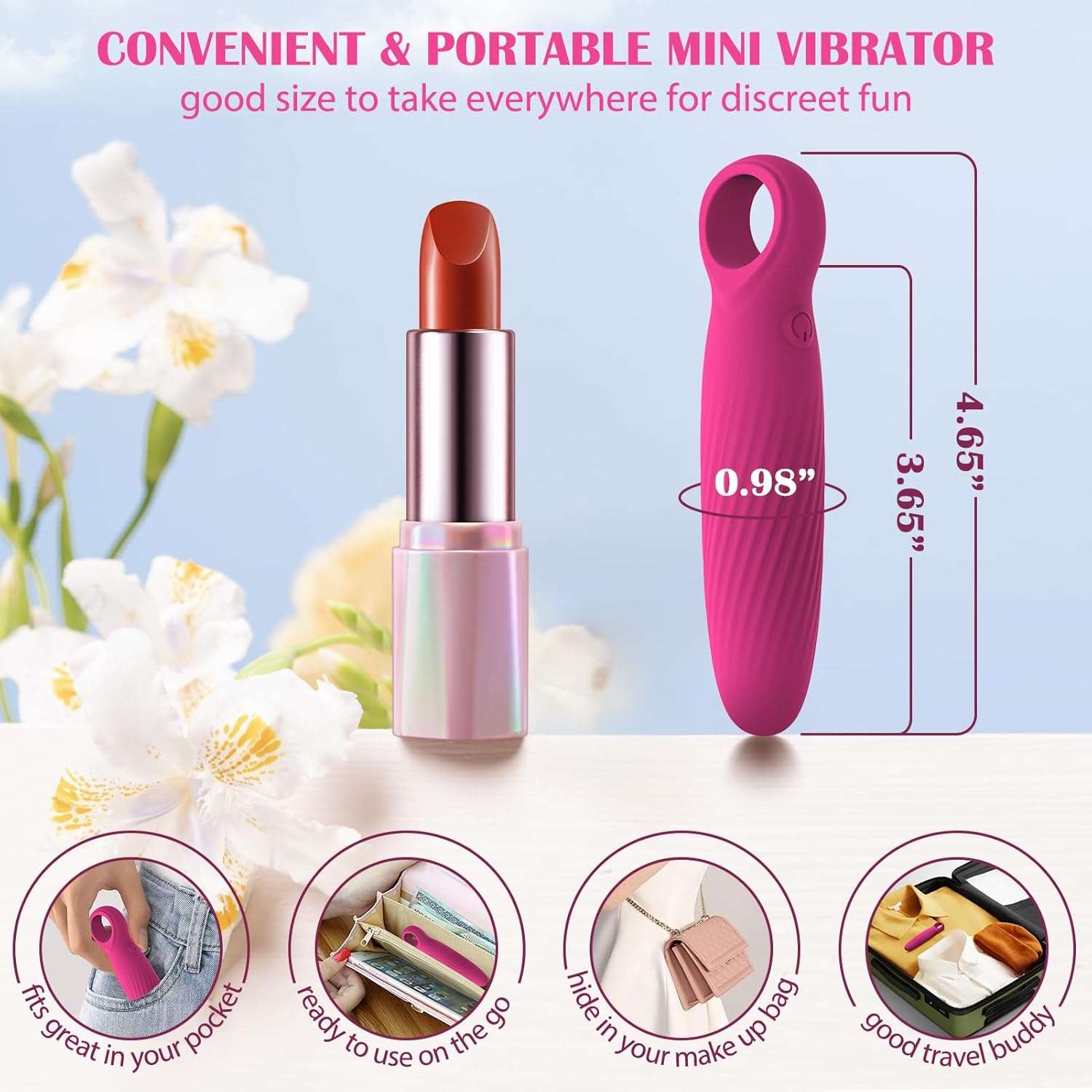 SparkSilk Portable Bullet Vibrator - Image 4