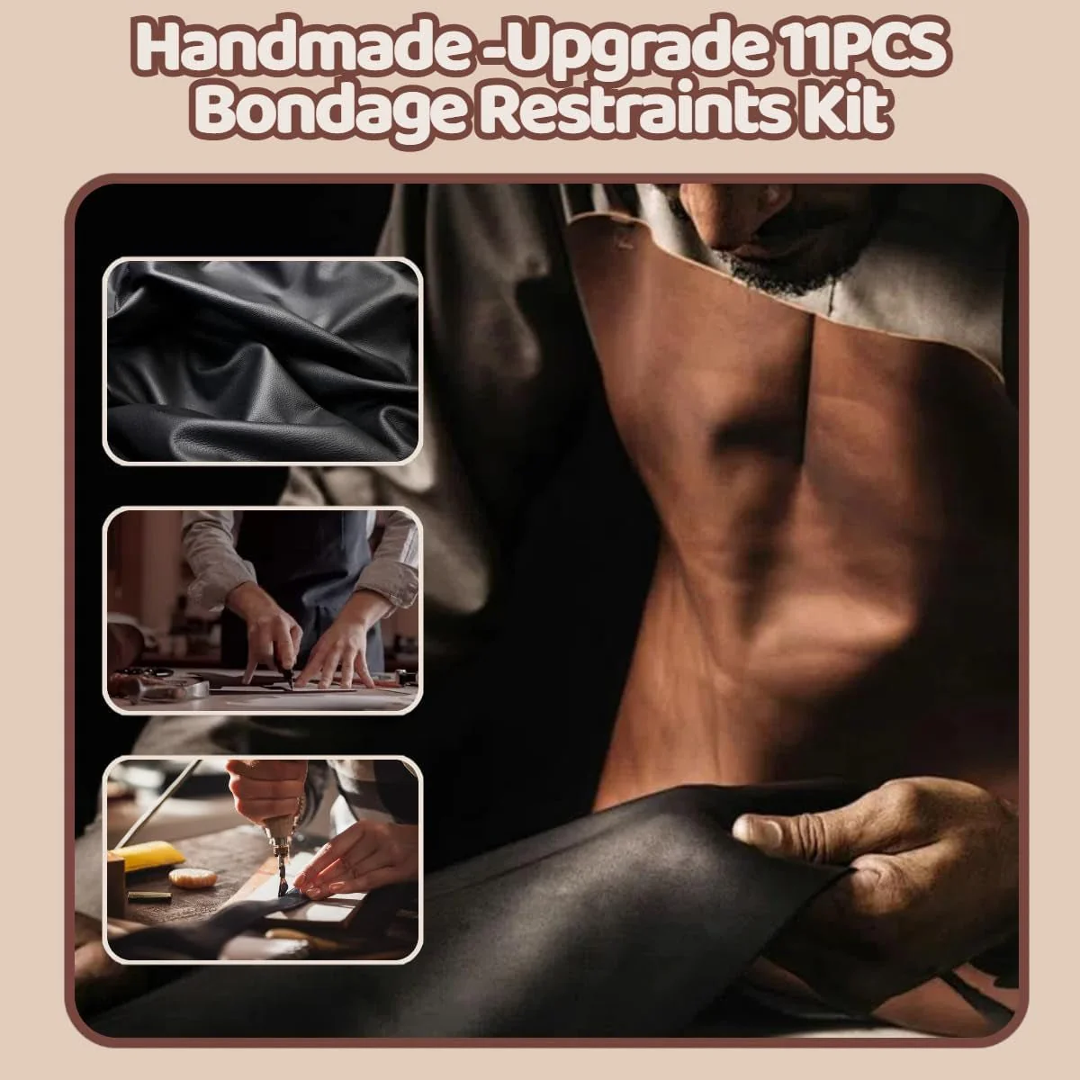ObsidianX Spreader Bar 11-Piece Bondage Kit - Image 7