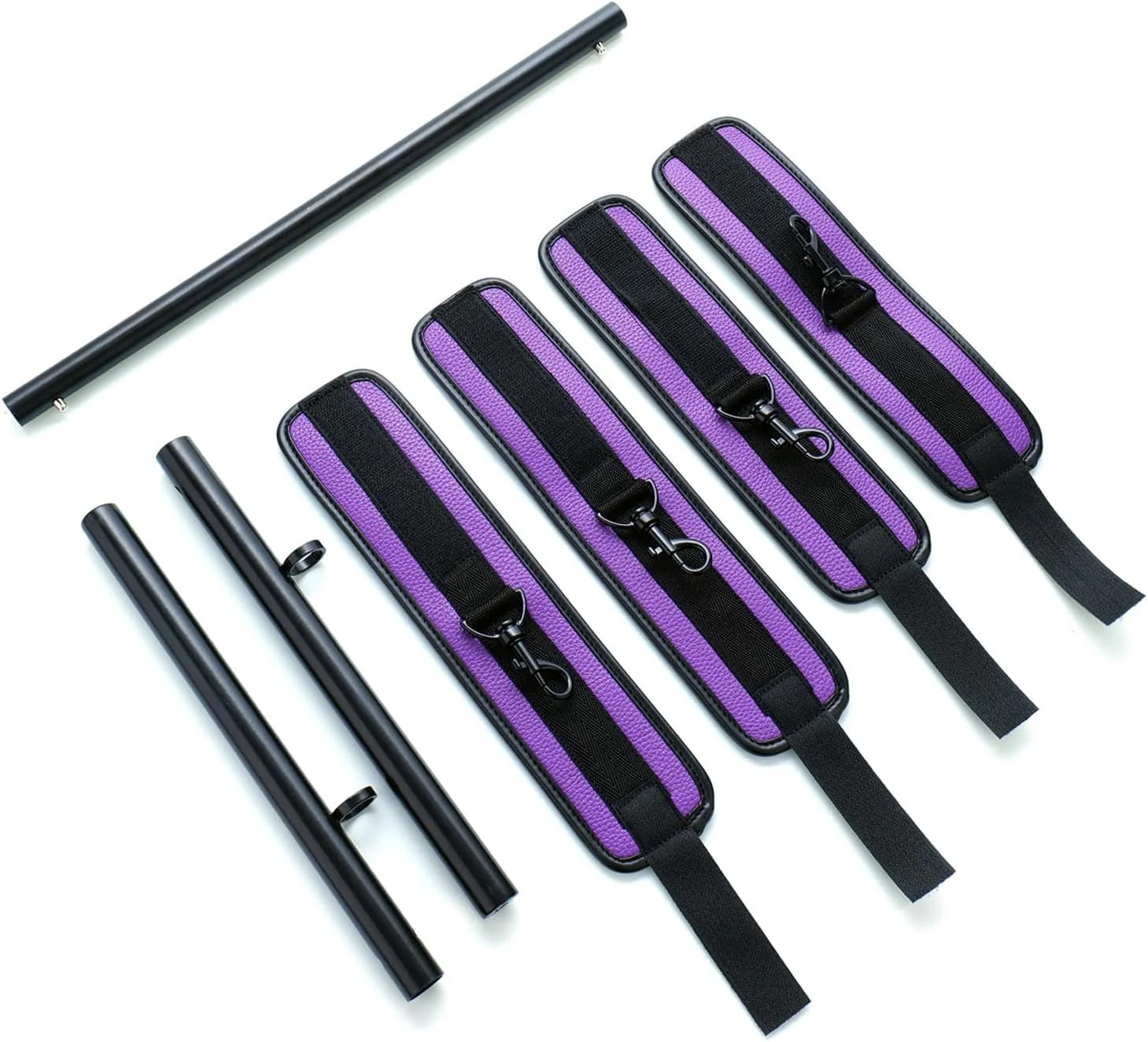 MidnightViolet Black Purple Adjustable Spreader Bar - Image 2