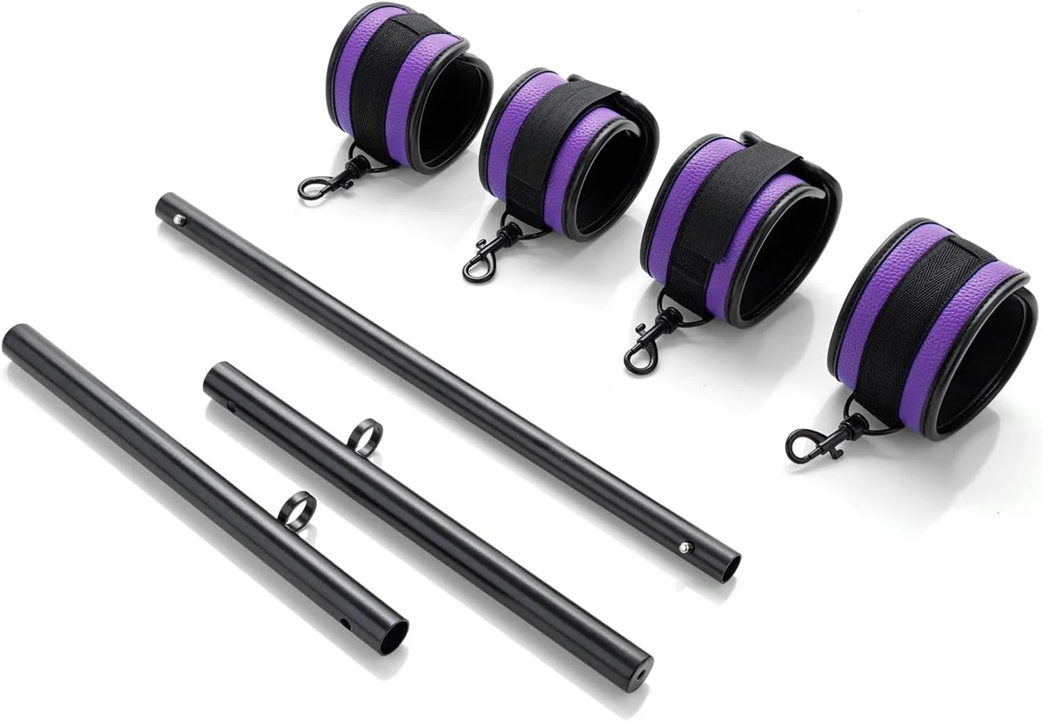 MidnightViolet Black Purple Adjustable Spreader Bar - Image 4