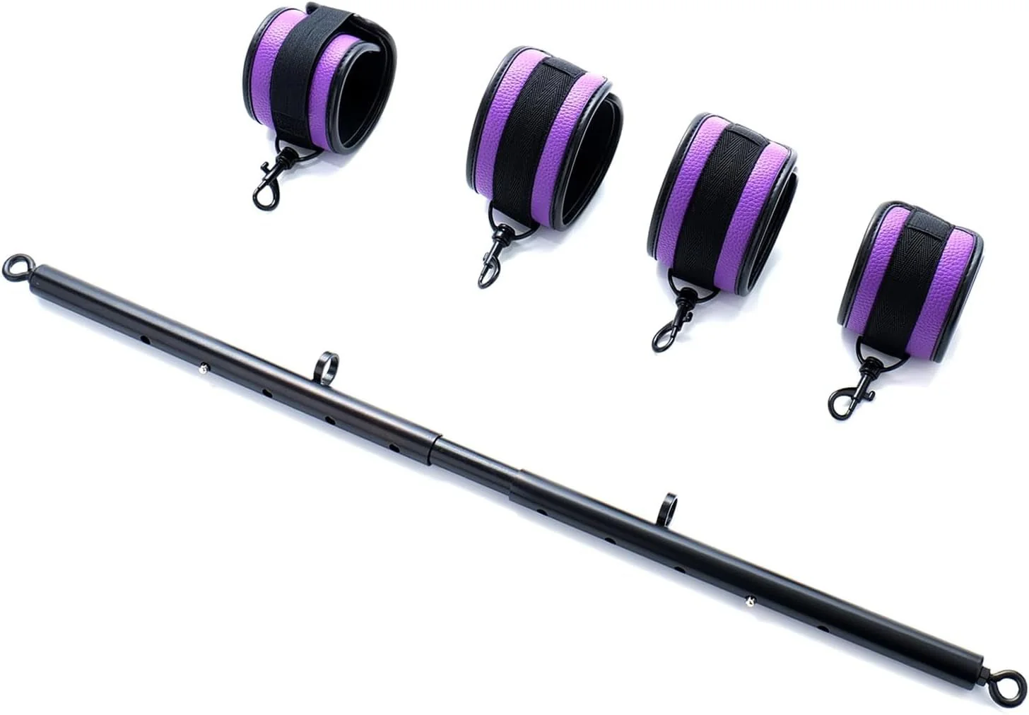 MidnightViolet Black Purple Adjustable Spreader Bar - Image 5