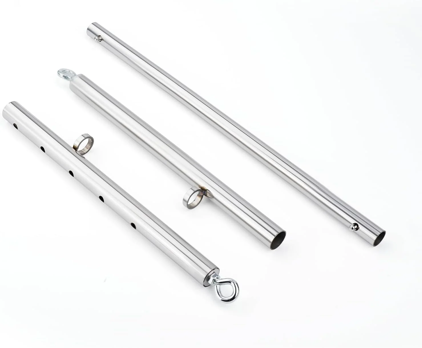 VelvetGrip Purple Adjustable Spreader Bar with Furry Straps - Image 9
