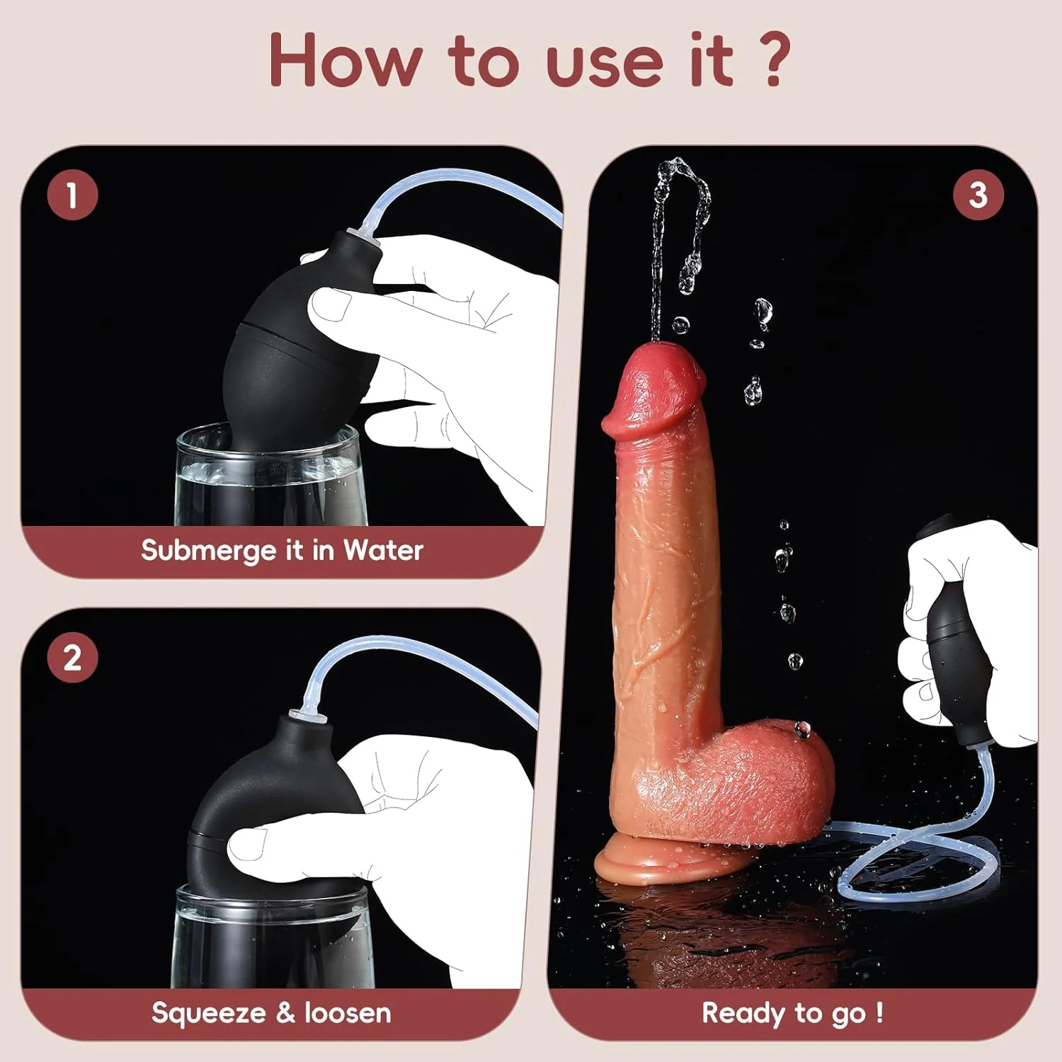 SquirtingFantasy 8.6” Squirting Silicone Dildo with Suction Cup - Image 6