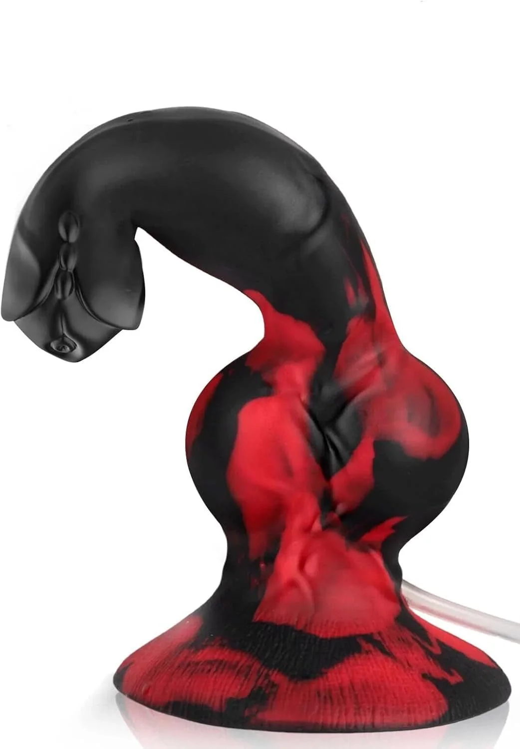ColorKnot 8.3” Squirting  Silicone Dildo 2 Knots Suction Cup - Image 4