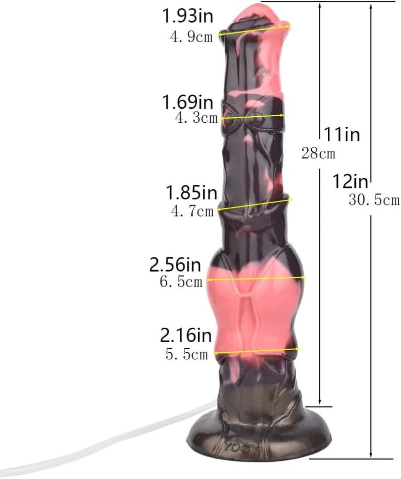 CosmicJet 12” Squirting Fantasy Dildo Silicone Suction Cup - Image 2