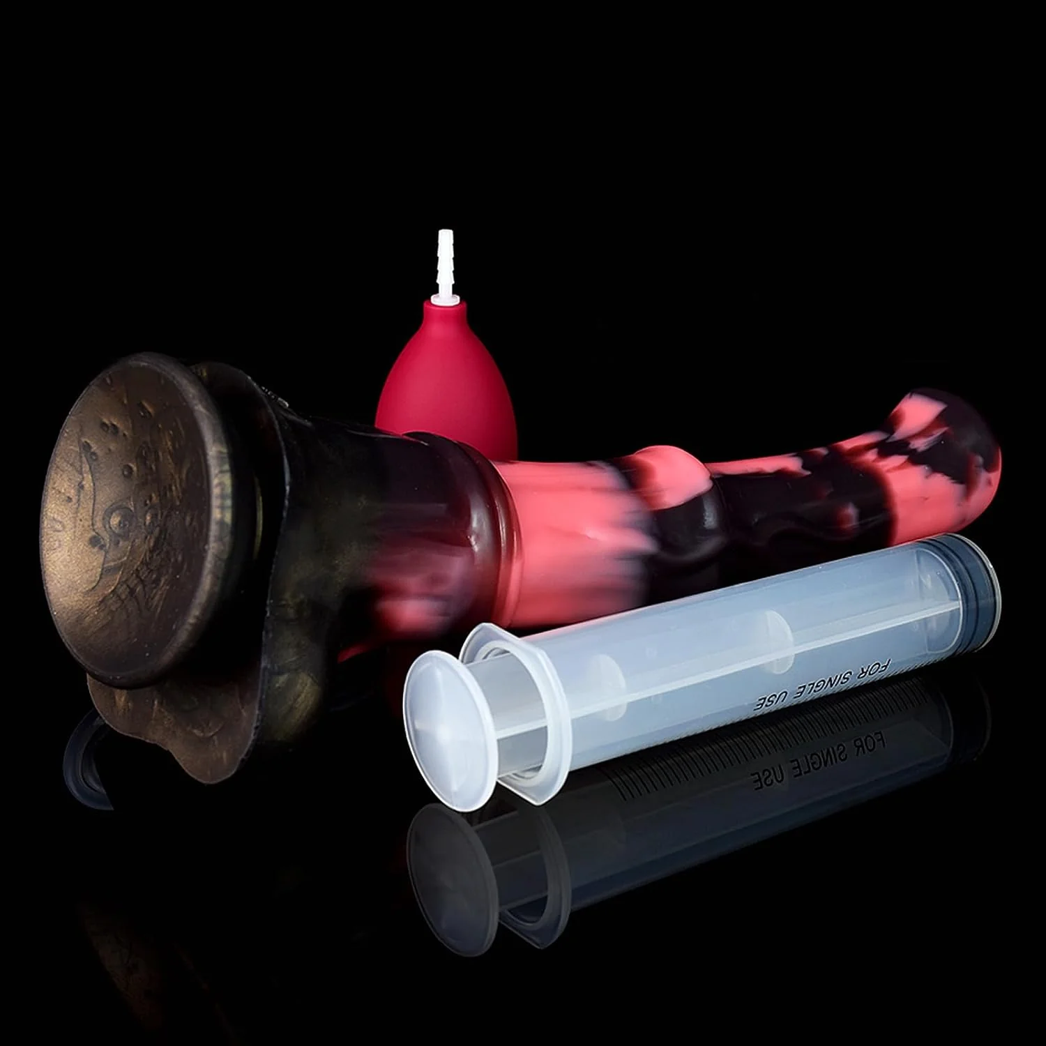 TitanMix 12” Fantasy Ejaculating Dildo Thick Silicone Suction Cup - Image 9