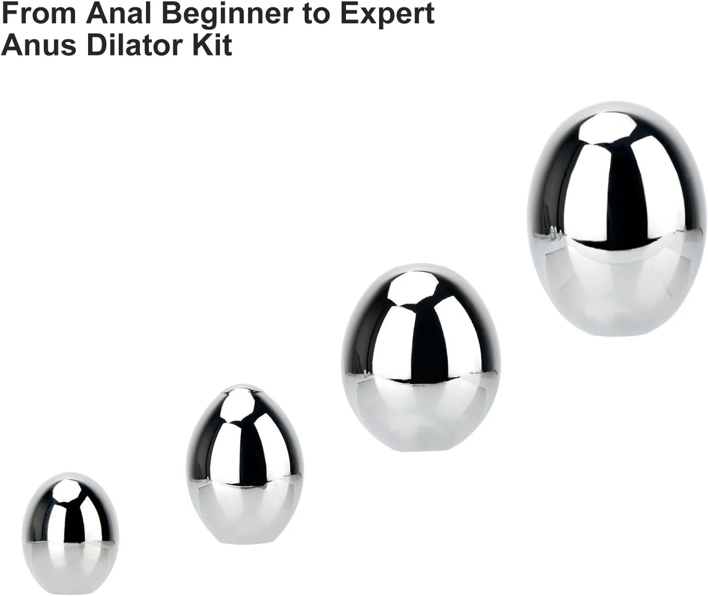 SteelHook Stainless Steel Anal Hook Set with 4 Balls - Image 4