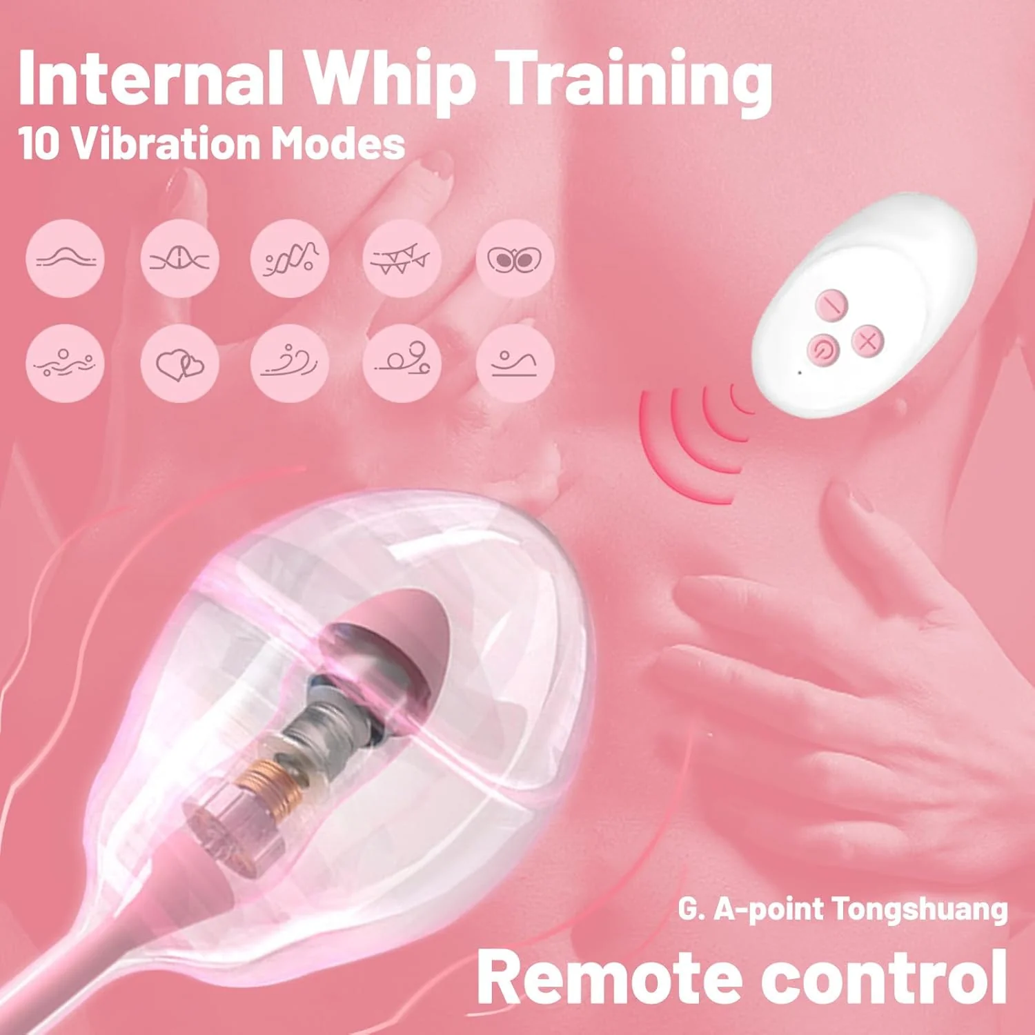StellarRush Remote Control Inflatable Vibrator - Image 2