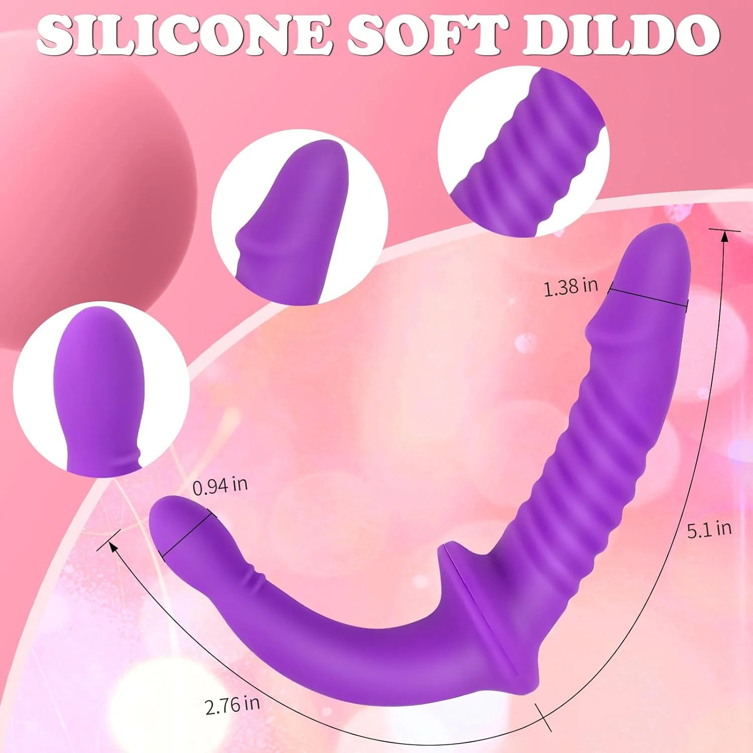 TwinCore Double Ended Strap-On Dildo Harness - Image 4