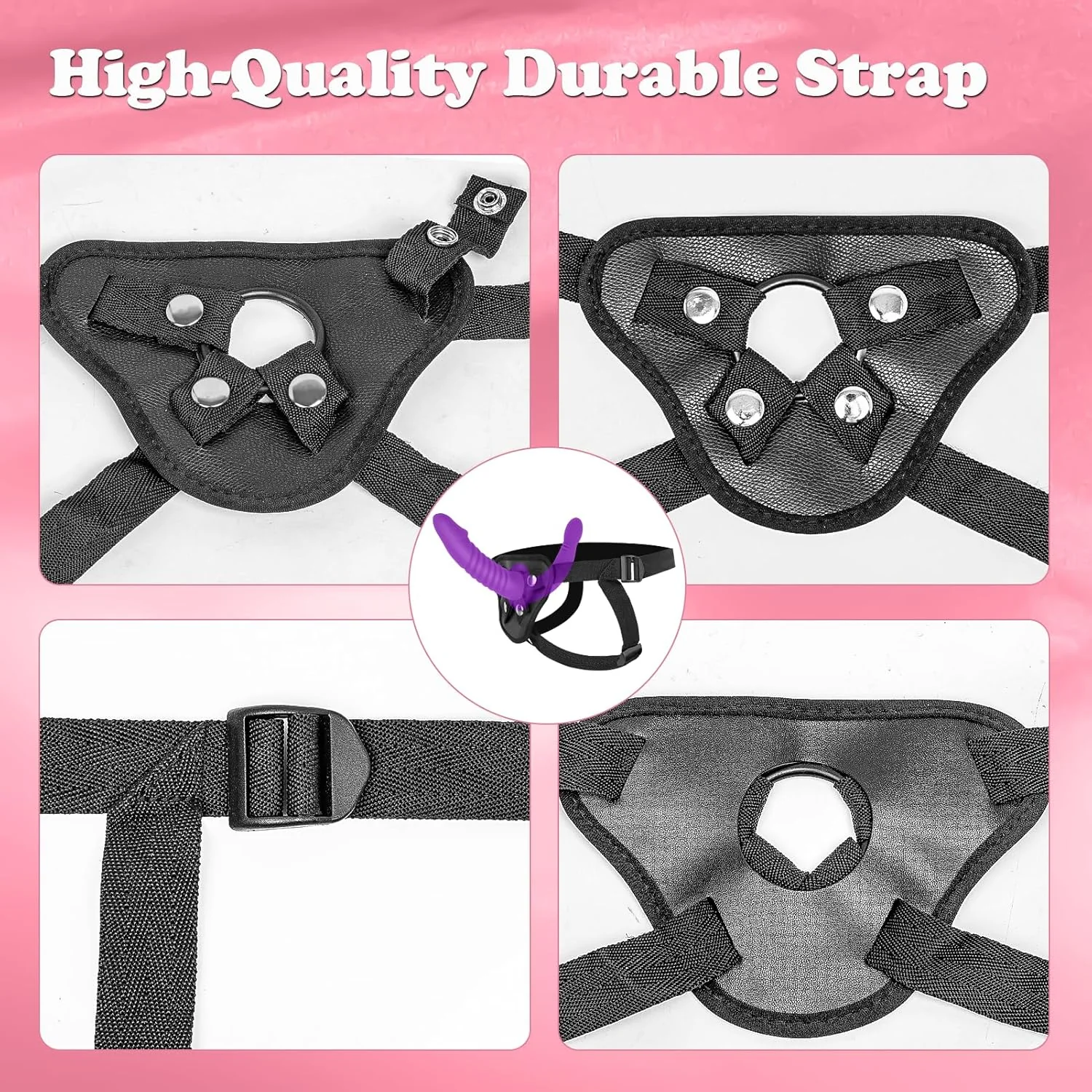 TwinCore Double Ended Strap-On Dildo Harness - Image 5