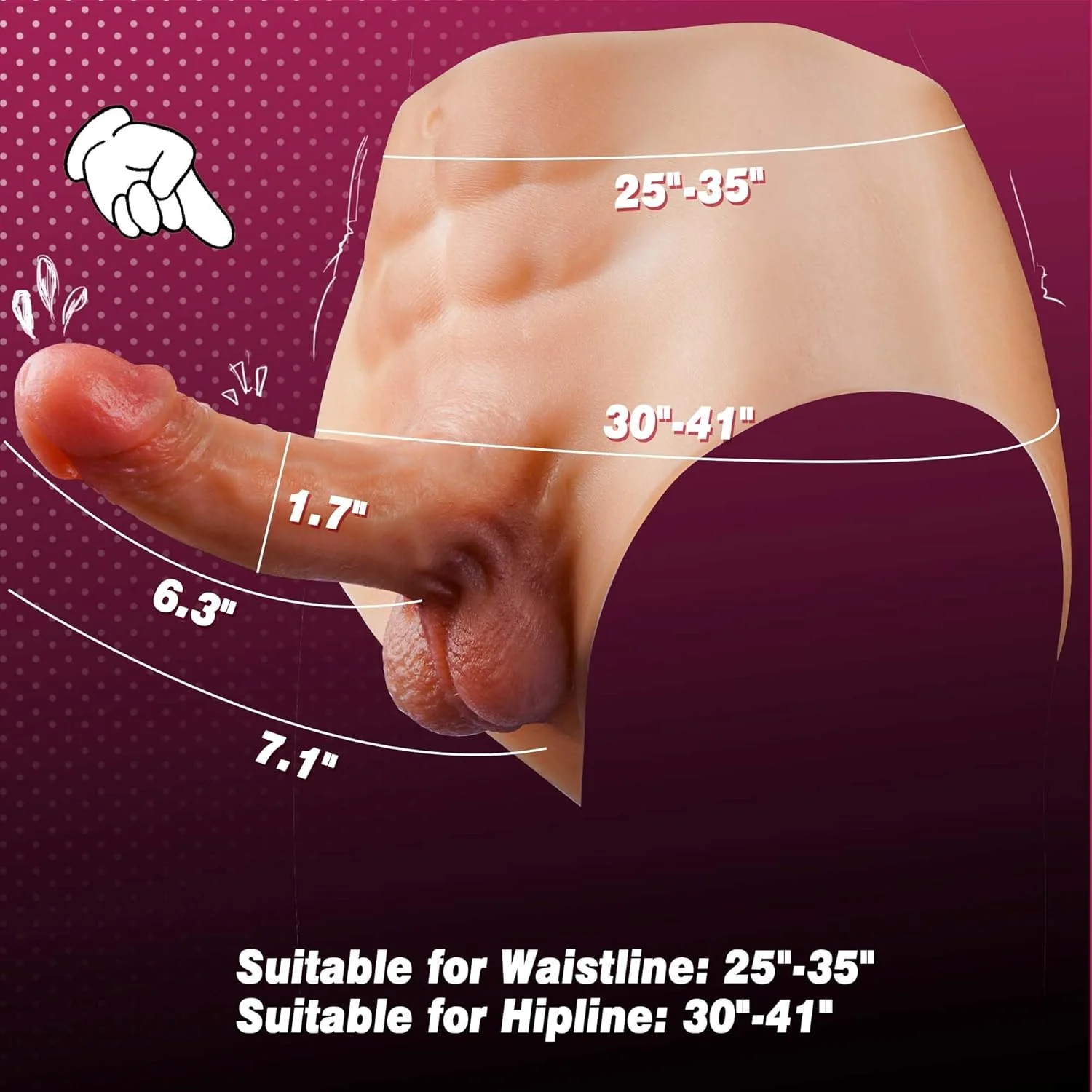 FlexForm Strapless Dildo Harness Panties - Image 3