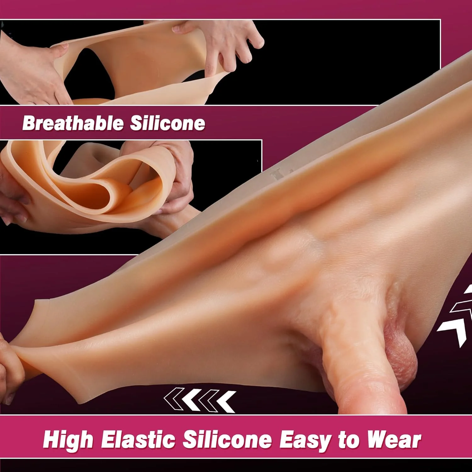 FlexForm Strapless Dildo Harness Panties - Image 7