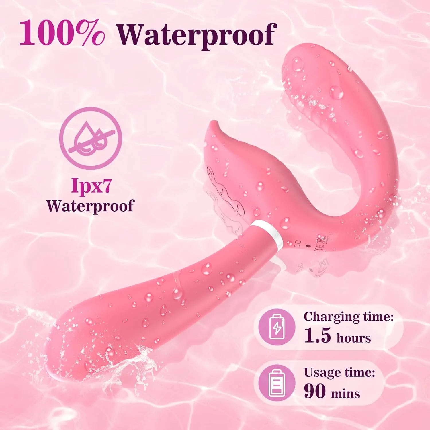 TriSync Strapless Strap On Vibrator Remote 3 Motor - Image 5