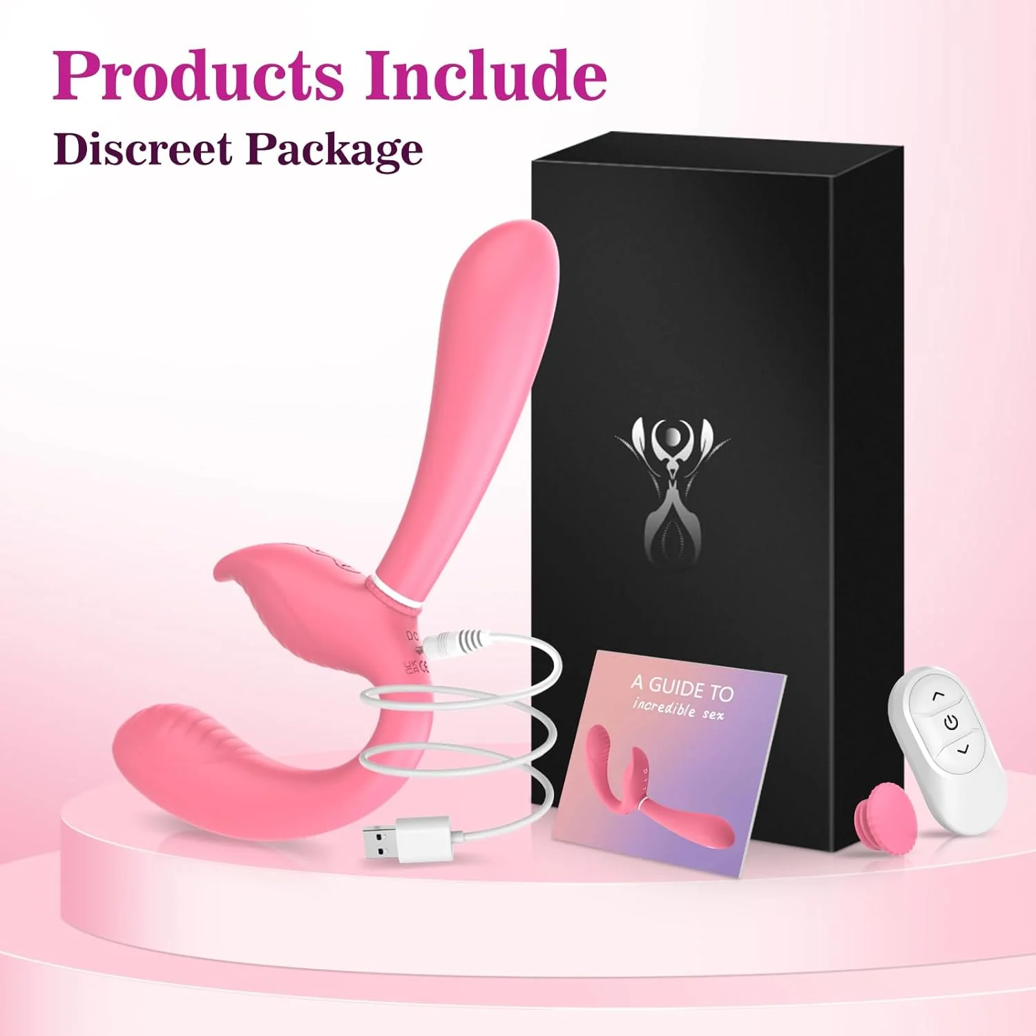 TriSync Strapless Strap On Vibrator Remote 3 Motor - Image 7