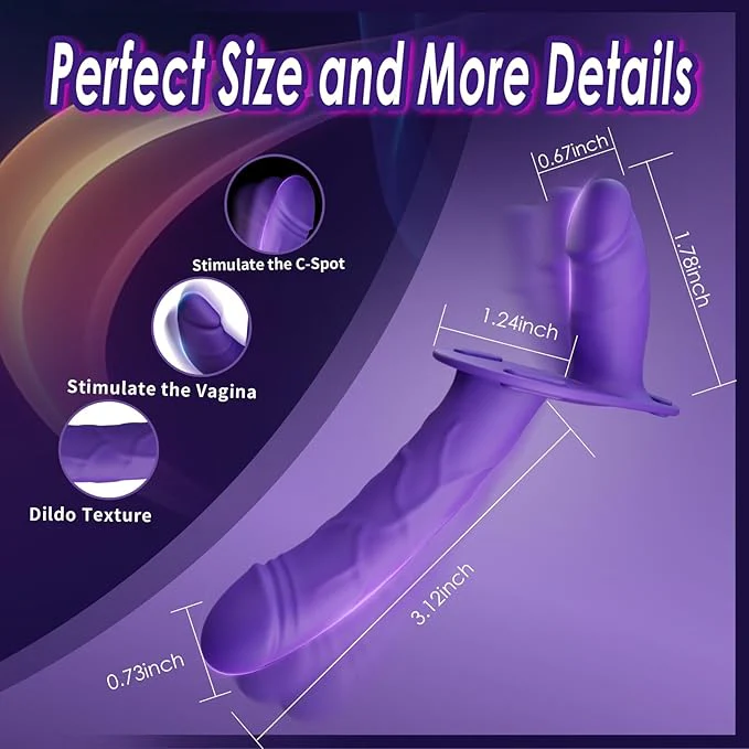 TwinnedTouch Remote Control Double Ended Dildo Vibrator - Image 3