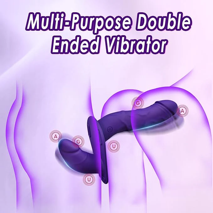 TwinnedTouch Remote Control Double Ended Dildo Vibrator - Image 5
