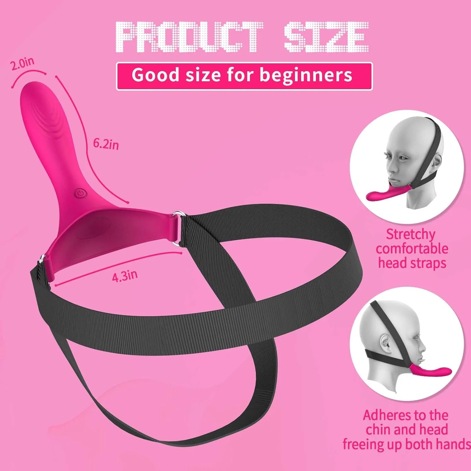 MaskedEuphoria Strap-On Vibrating Dildo - Image 6