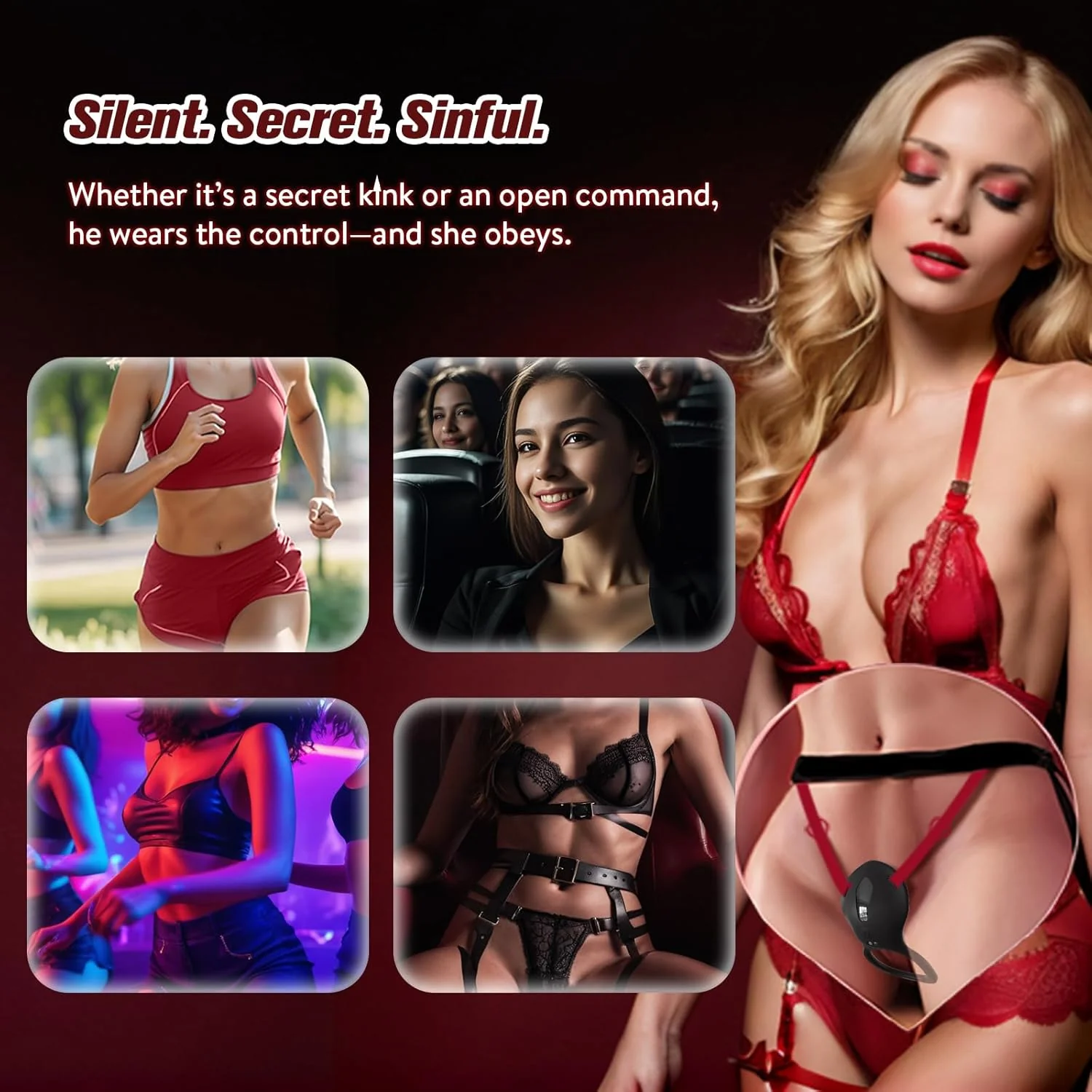 SilentBloom Wearable Clit Vibrator App Remote Quiet Waterproof - Image 5