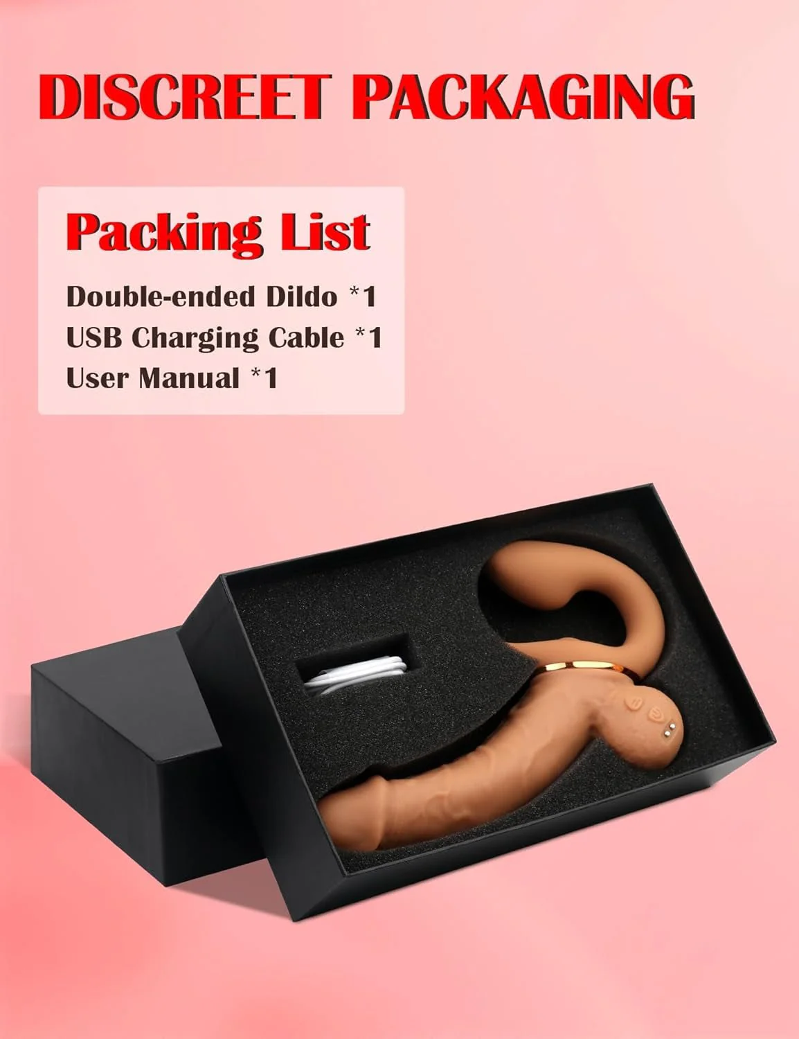 EchoFlex Rotating Strapless Strap On Vibrator - Image 7
