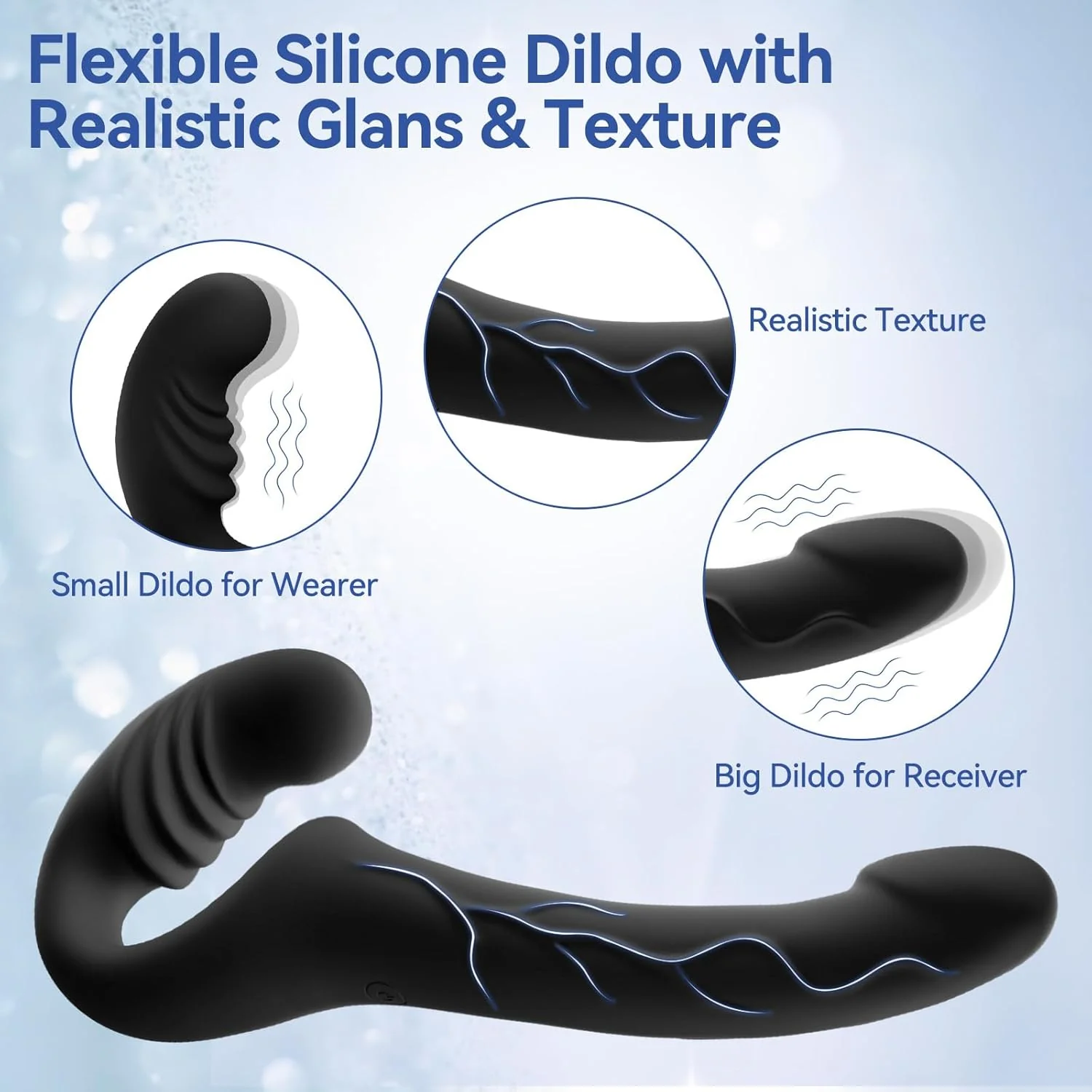 EchoRide Strapless Strap On Vibrator Remote Control - Image 3