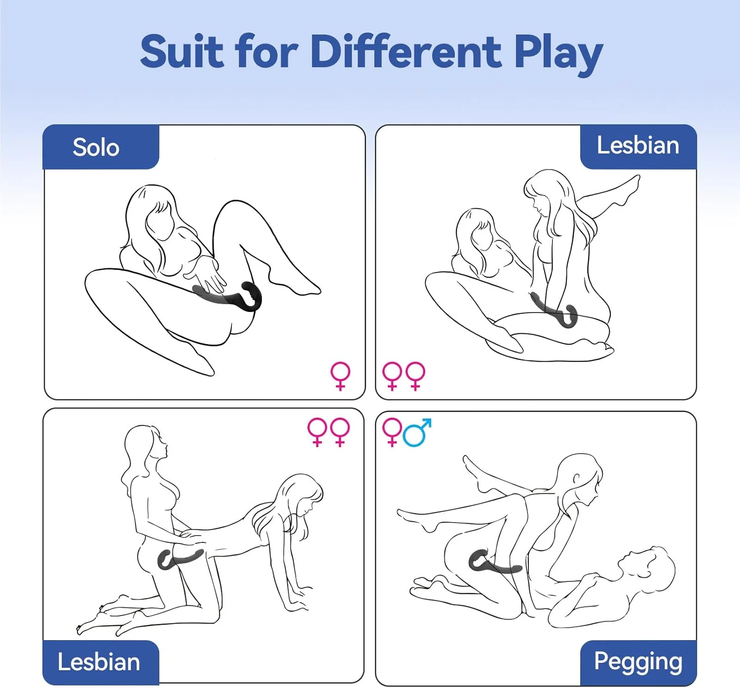 EchoRide Strapless Strap On Vibrator Remote Control - Image 6
