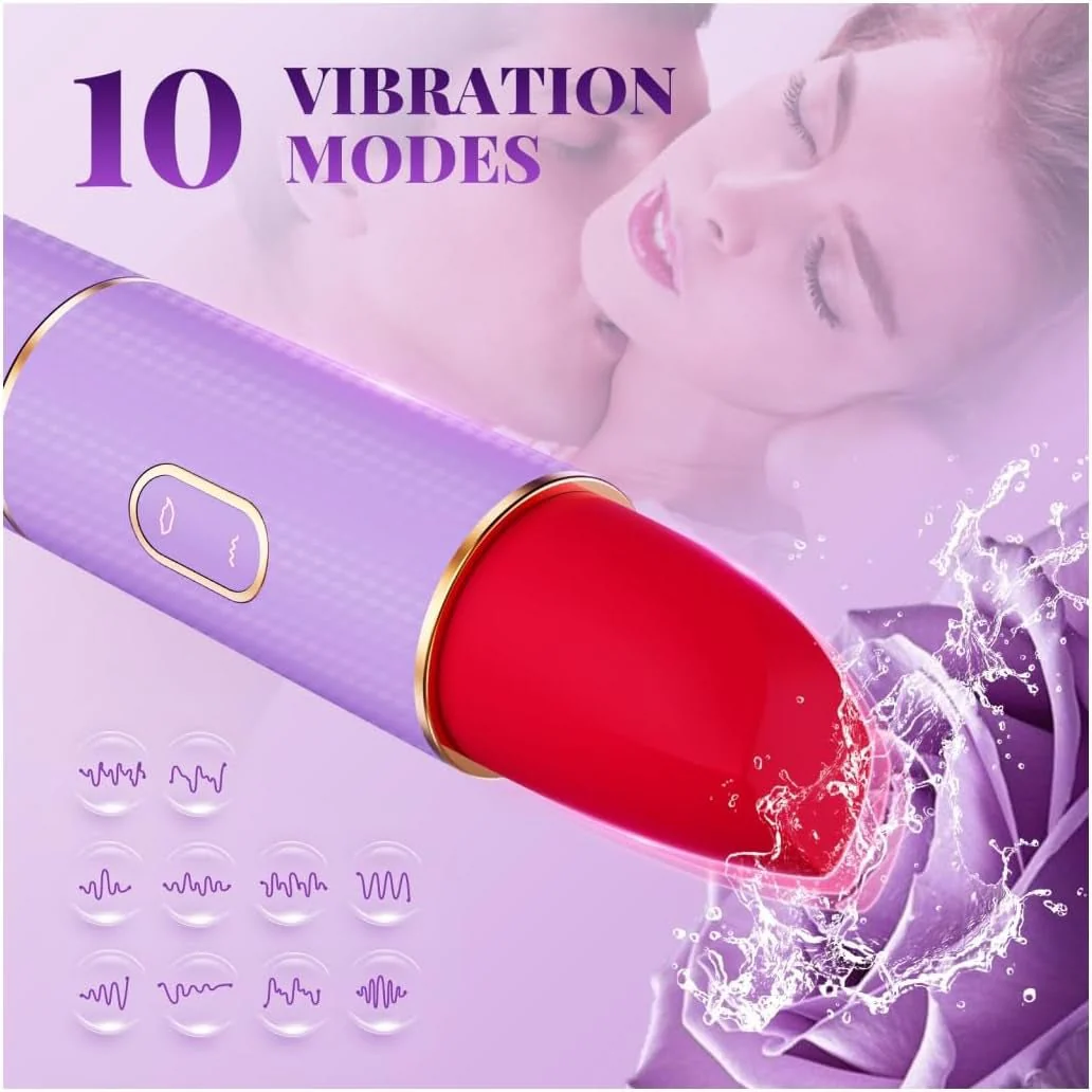 LuxeLip Lipstick Clit Sucker Bullet Vibrator 2-in-1 - Image 2