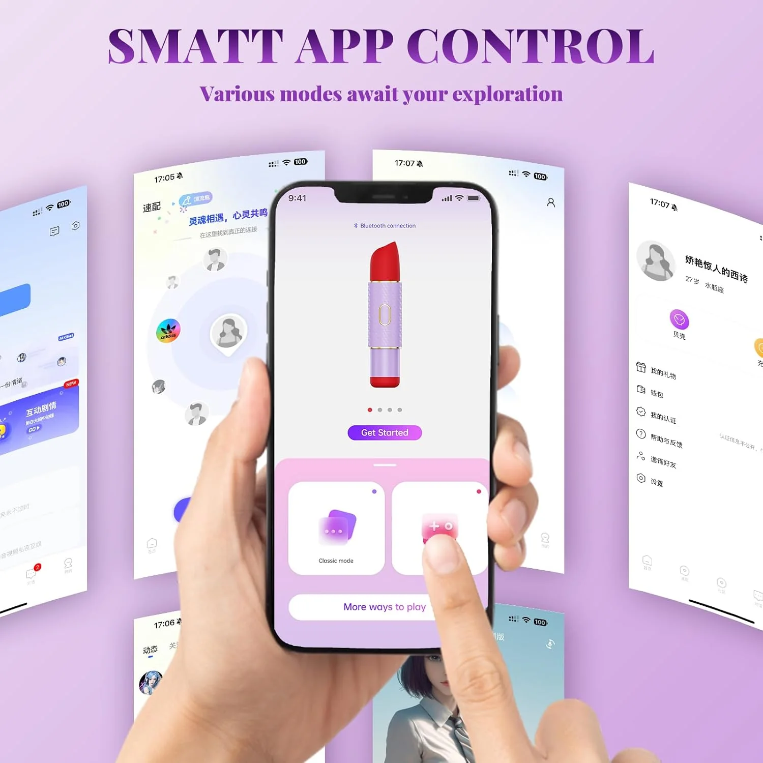 LuxeLip Lipstick Clit Sucker Bullet Vibrator 2-in-1 - Image 8