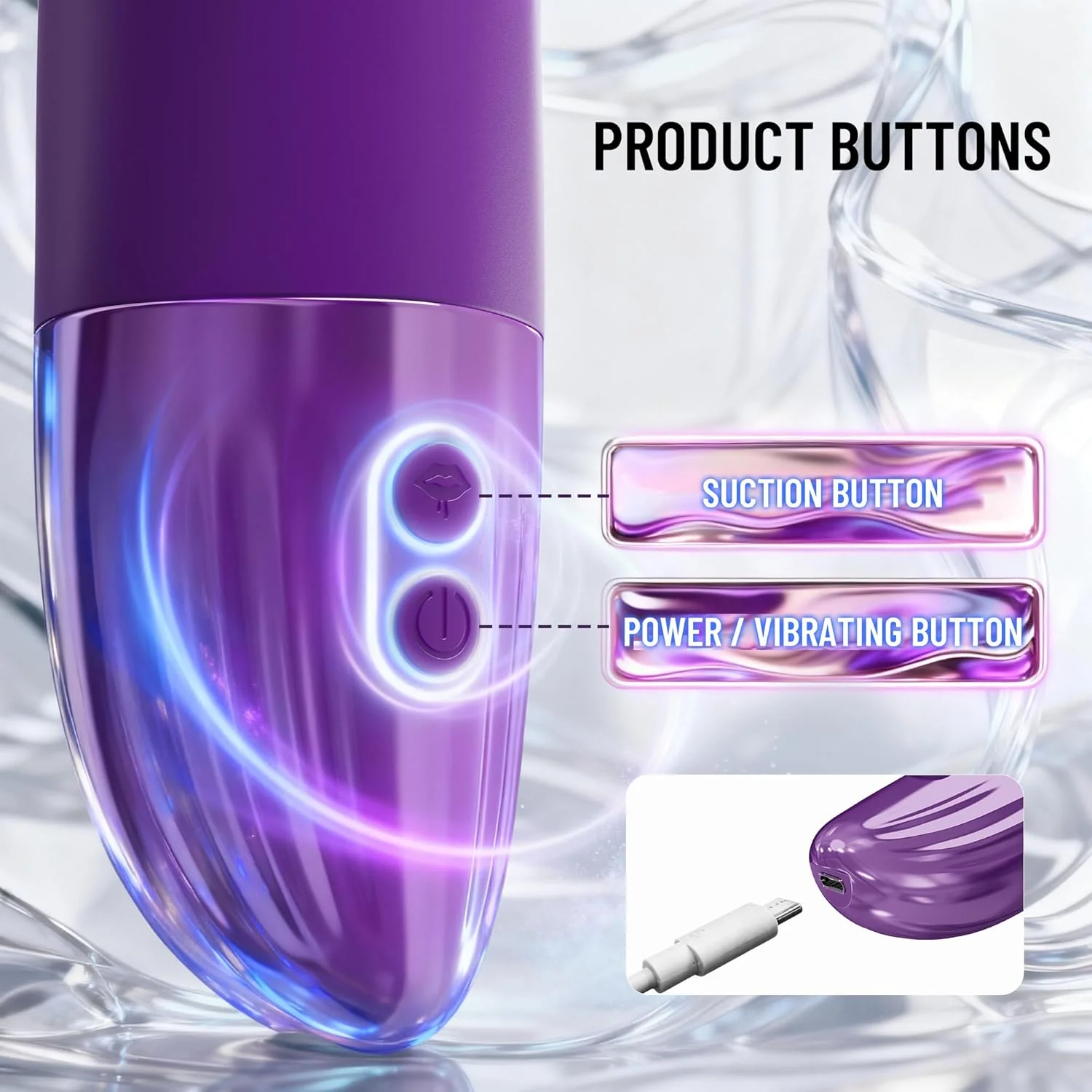 VantaSuction Sucking Male Masturbator 5 Suction 10 Vibration - Image 4