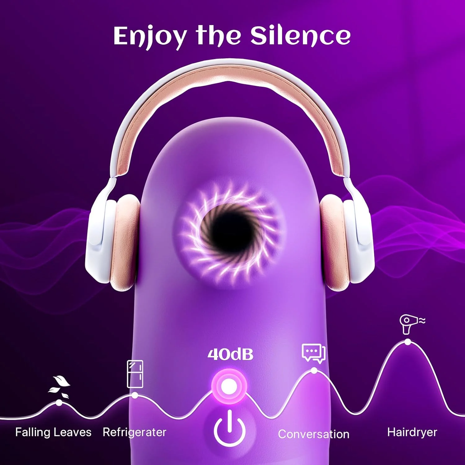 VelnariX Clit Sucker Wand 7 Modes Quiet Waterproof - Image 6