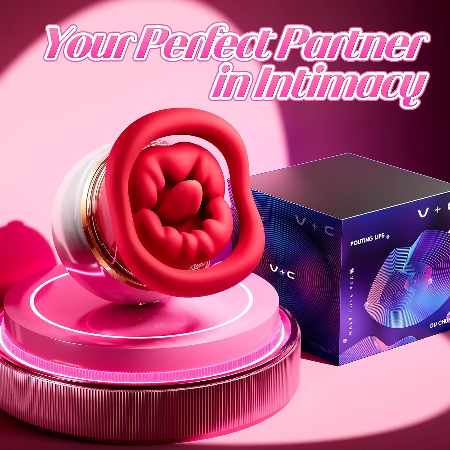 VirexaLux 5-in-1 Clit Sucker Mouth Vibrator LCD 10 Modes App Heated - Image 7