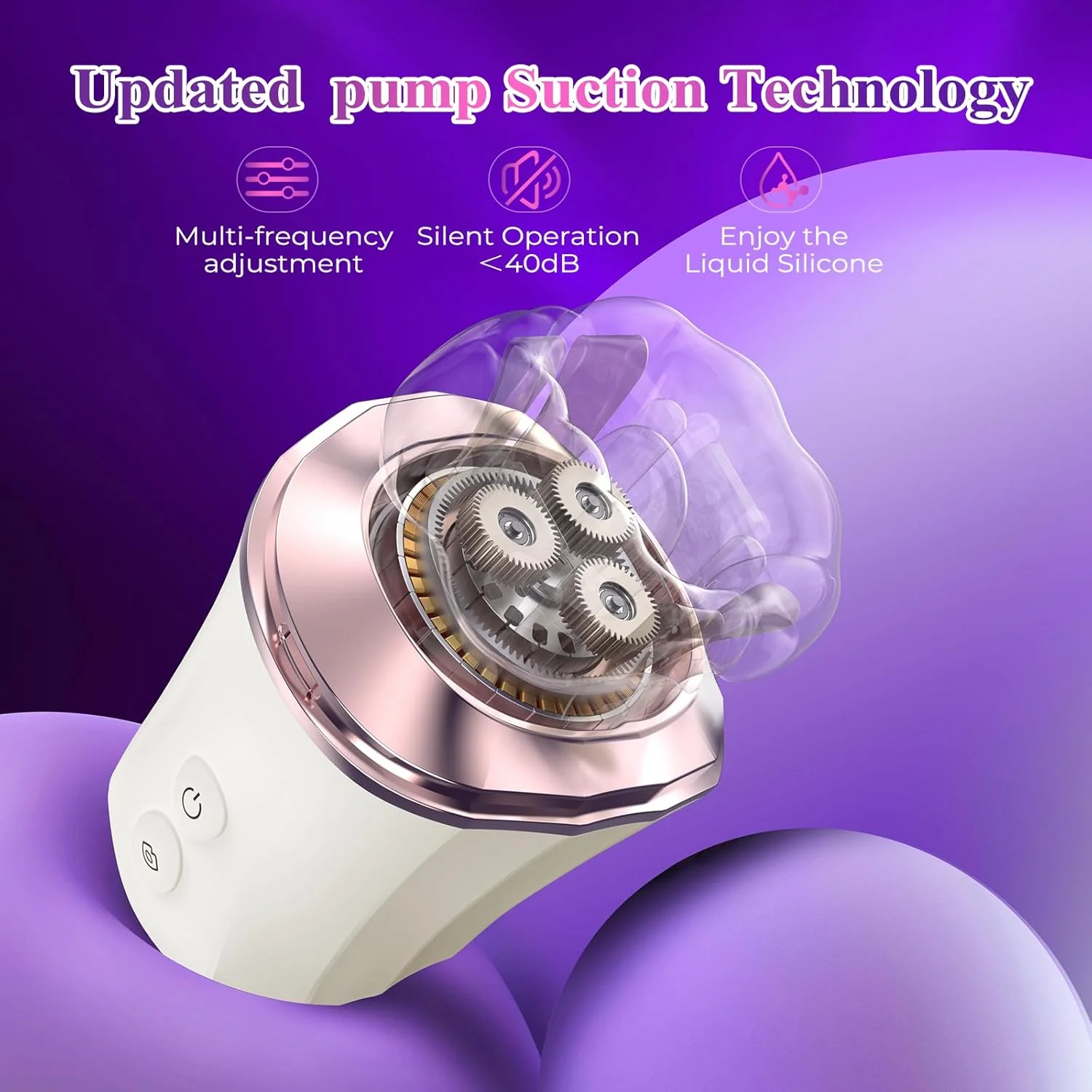 BloomPulse App Control Rose Clit Sucker Vibrator 3-in-1 - Image 4