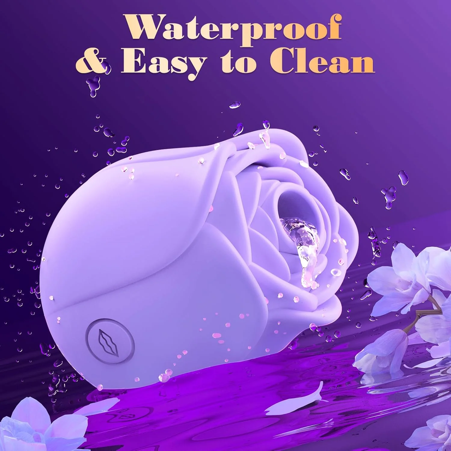 VelouryX Rose Clit Sucker 10 Modes App Quiet Waterproof - Image 8