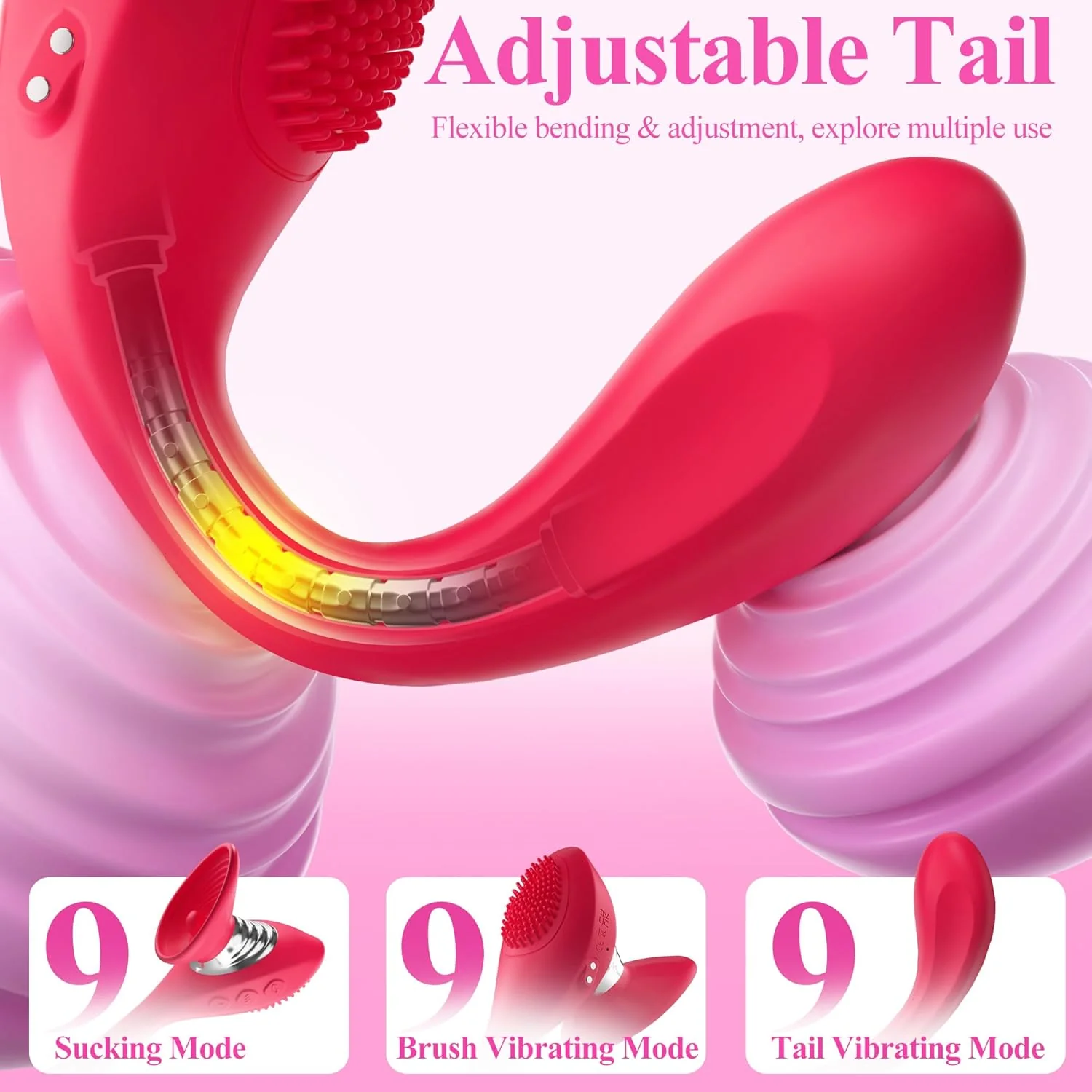 FlexSync App Control Clit Sucker G-Spot Vibrator 3-in-1 - Image 3