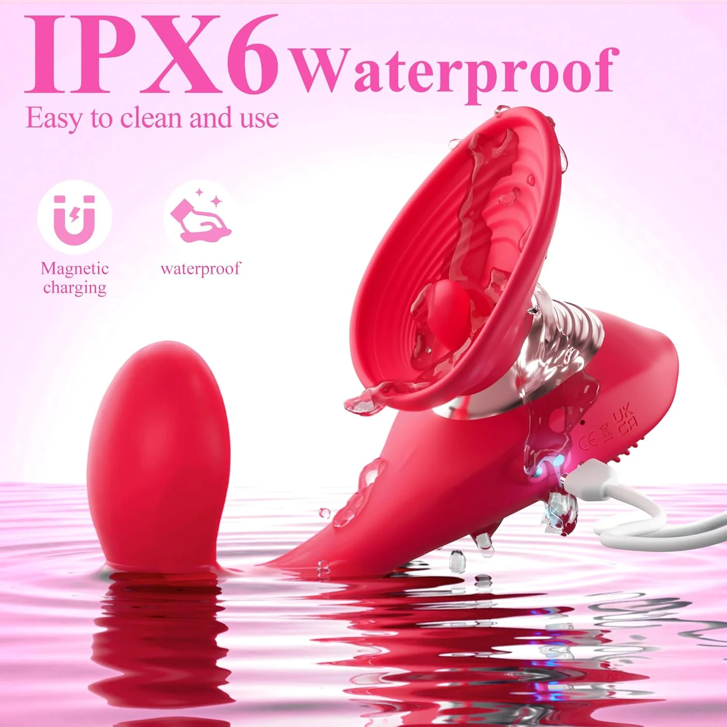 FlexSync App Control Clit Sucker G-Spot Vibrator 3-in-1 - Image 5