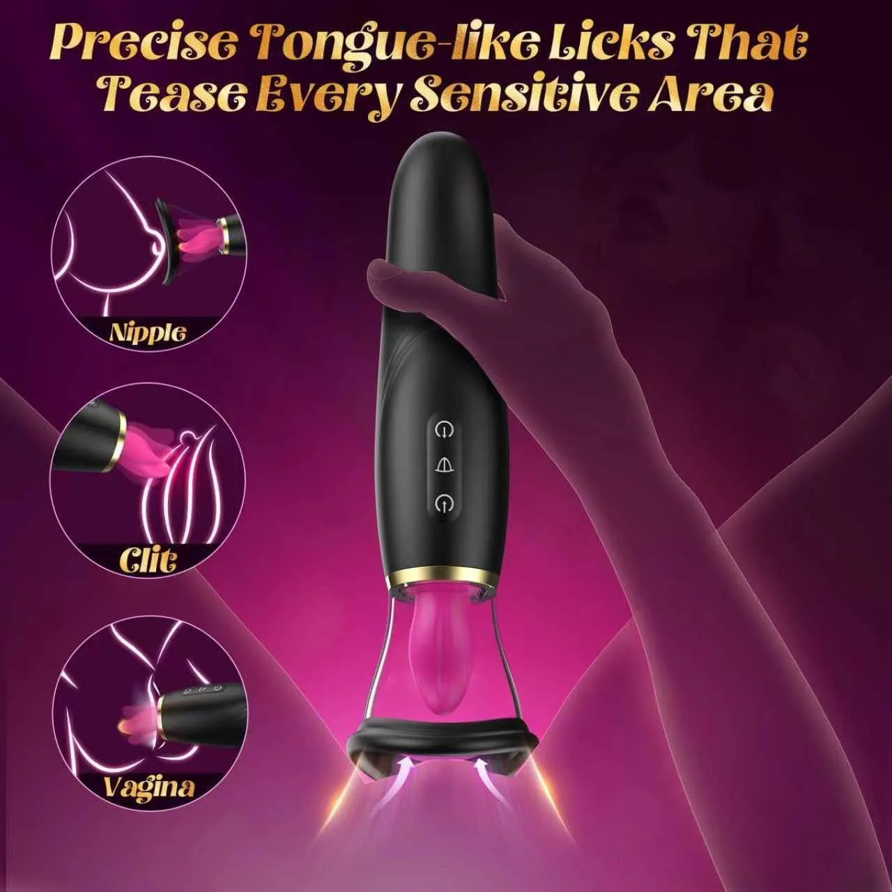 TrielleFlex Dual Cup Clit Sucker 7+10 Modes Rechargeable - Image 4
