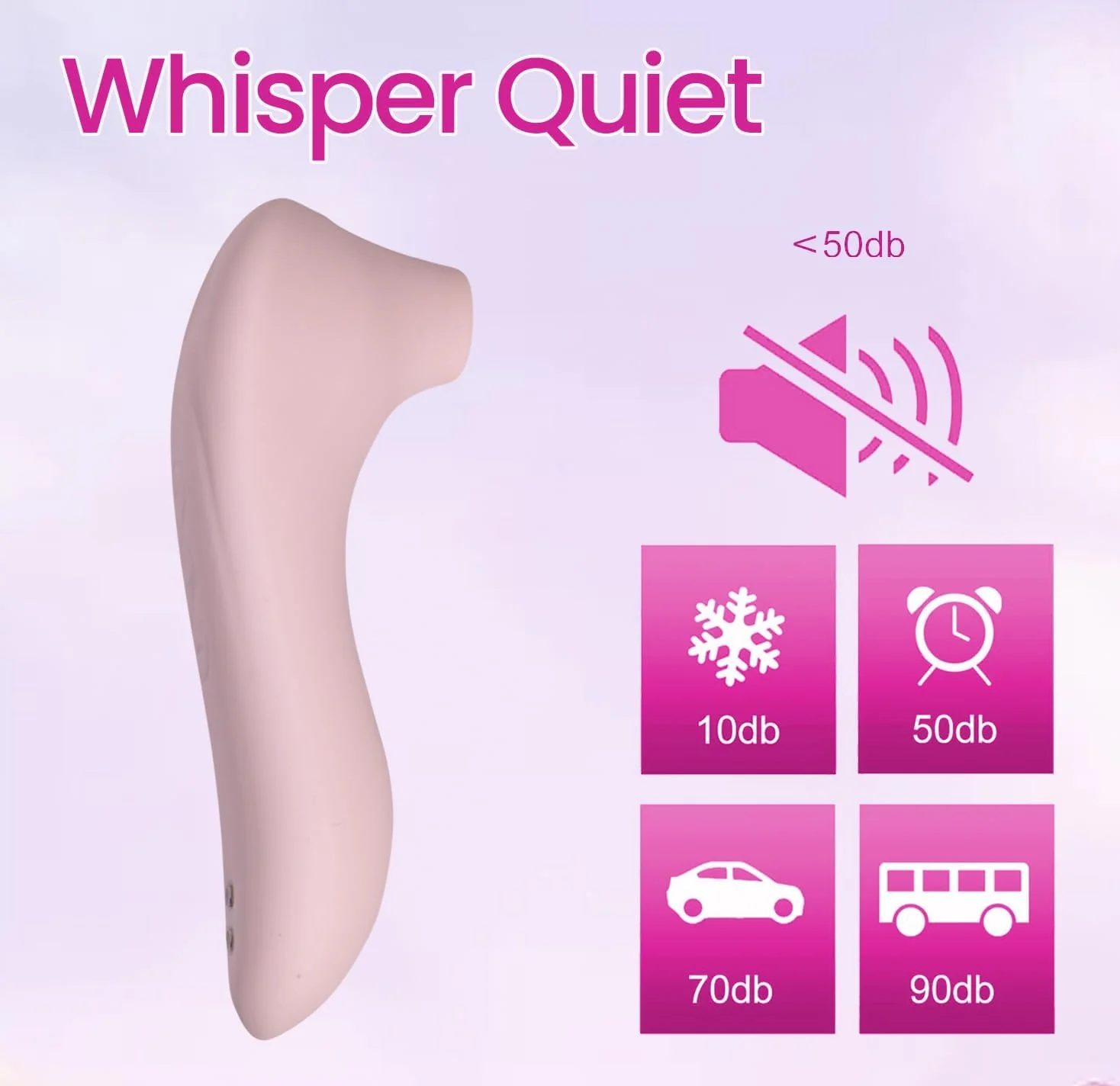 SilqueSuction Wand Clitoral Sucker Waterproof Quiet - Image 4